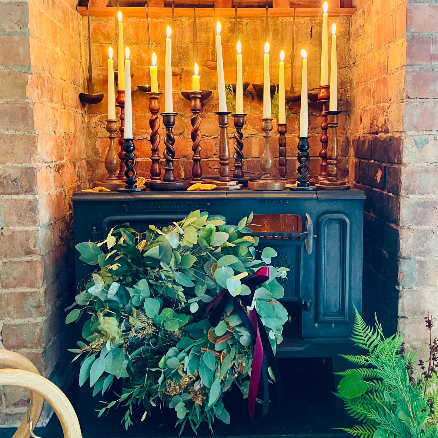 Pair of vintage candlesticks