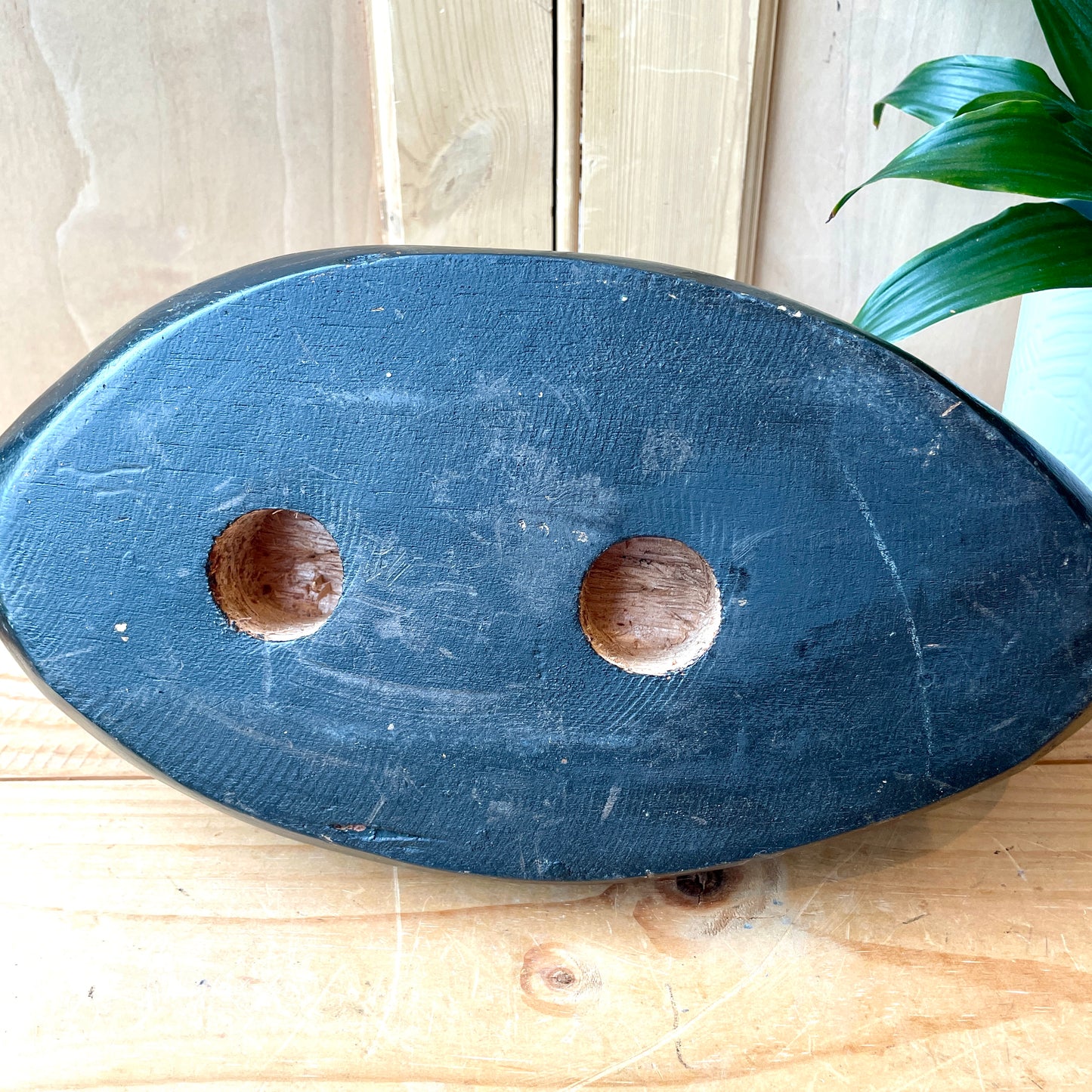 Large Vintage Hand-carved Decoy Duck