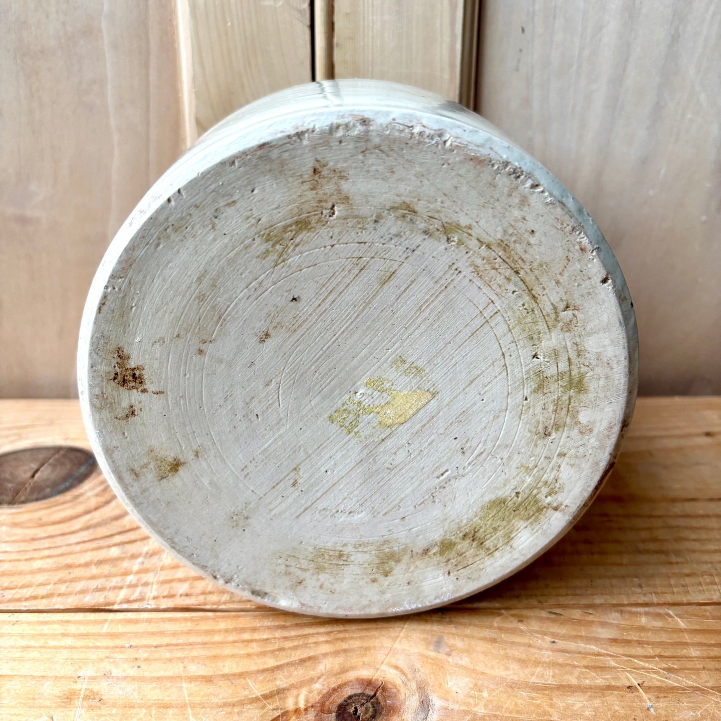 Vintage Stoneware 3lb Butter Crock