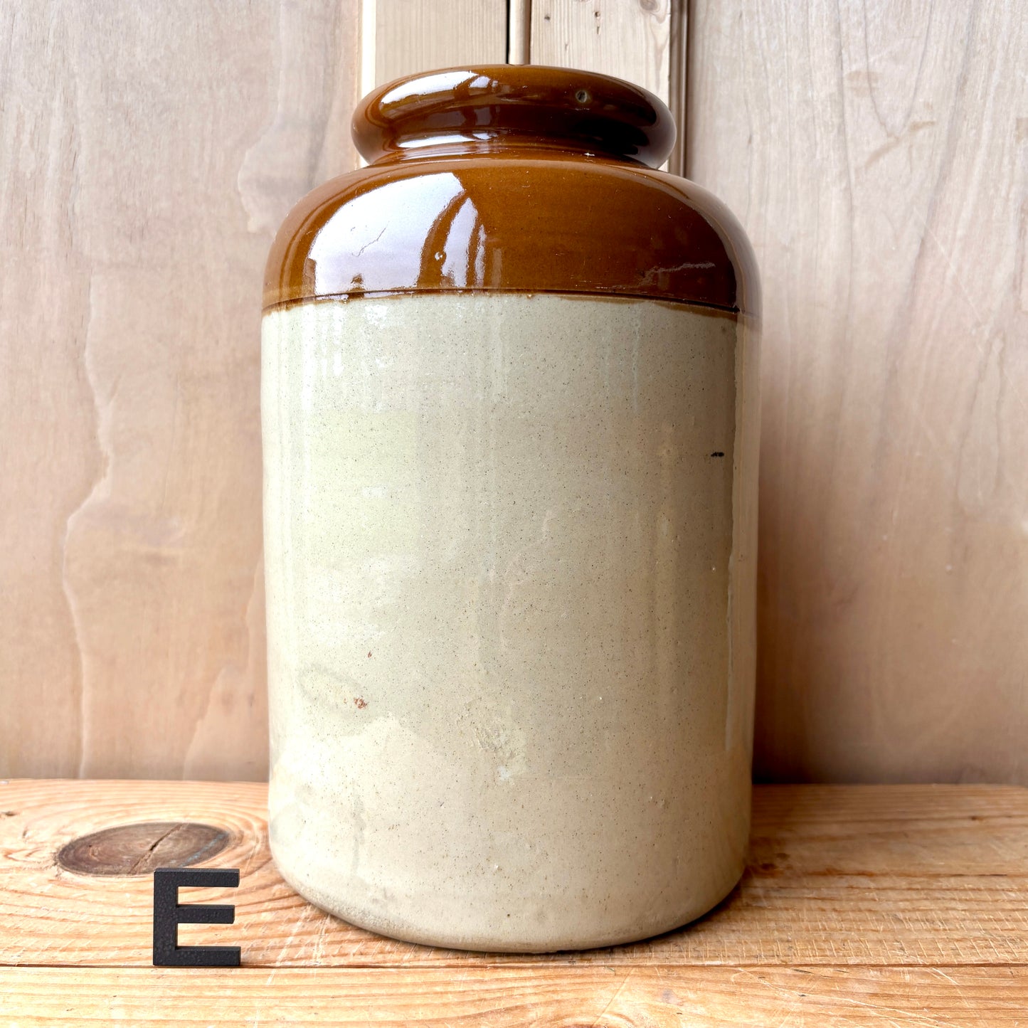 Vintage large stoneware jars