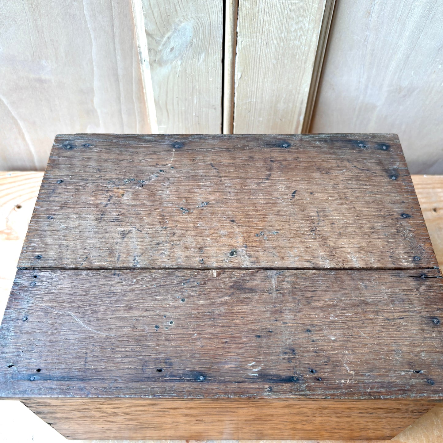 Vintage Oak wooden box