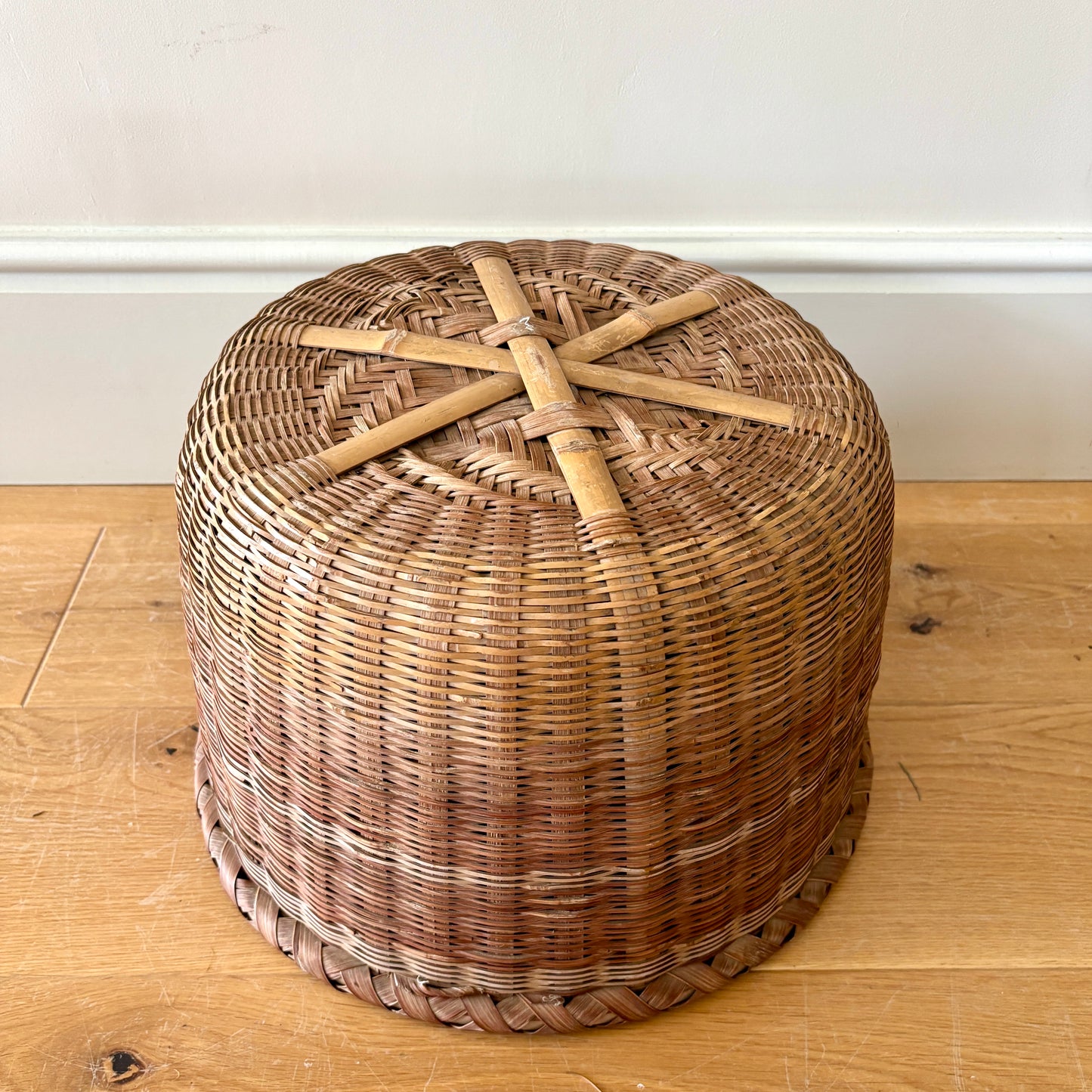 Traditional Japanese Okimono Kago (Storage Basket)