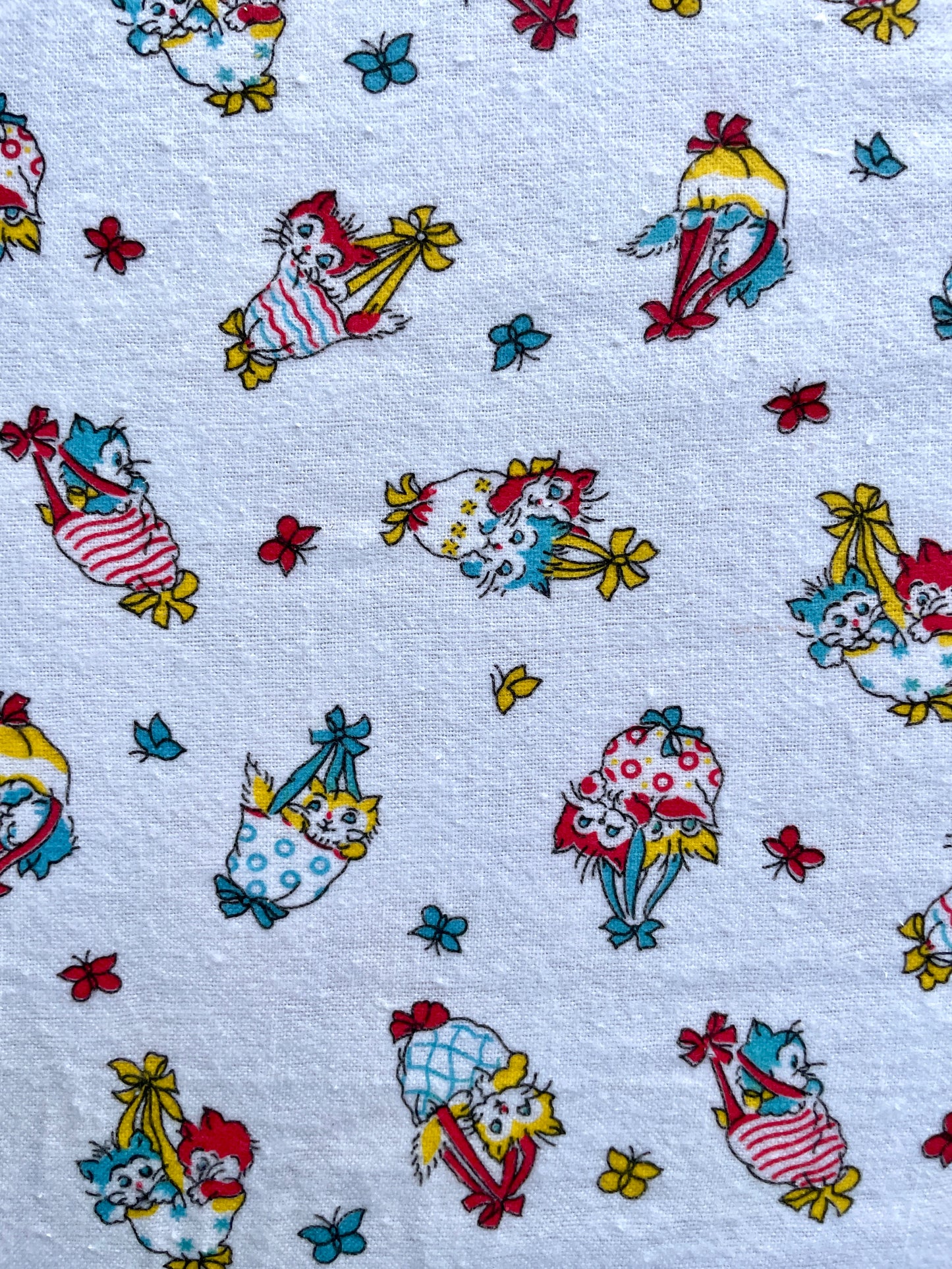 Vintage craft fabric per 1/2 metre