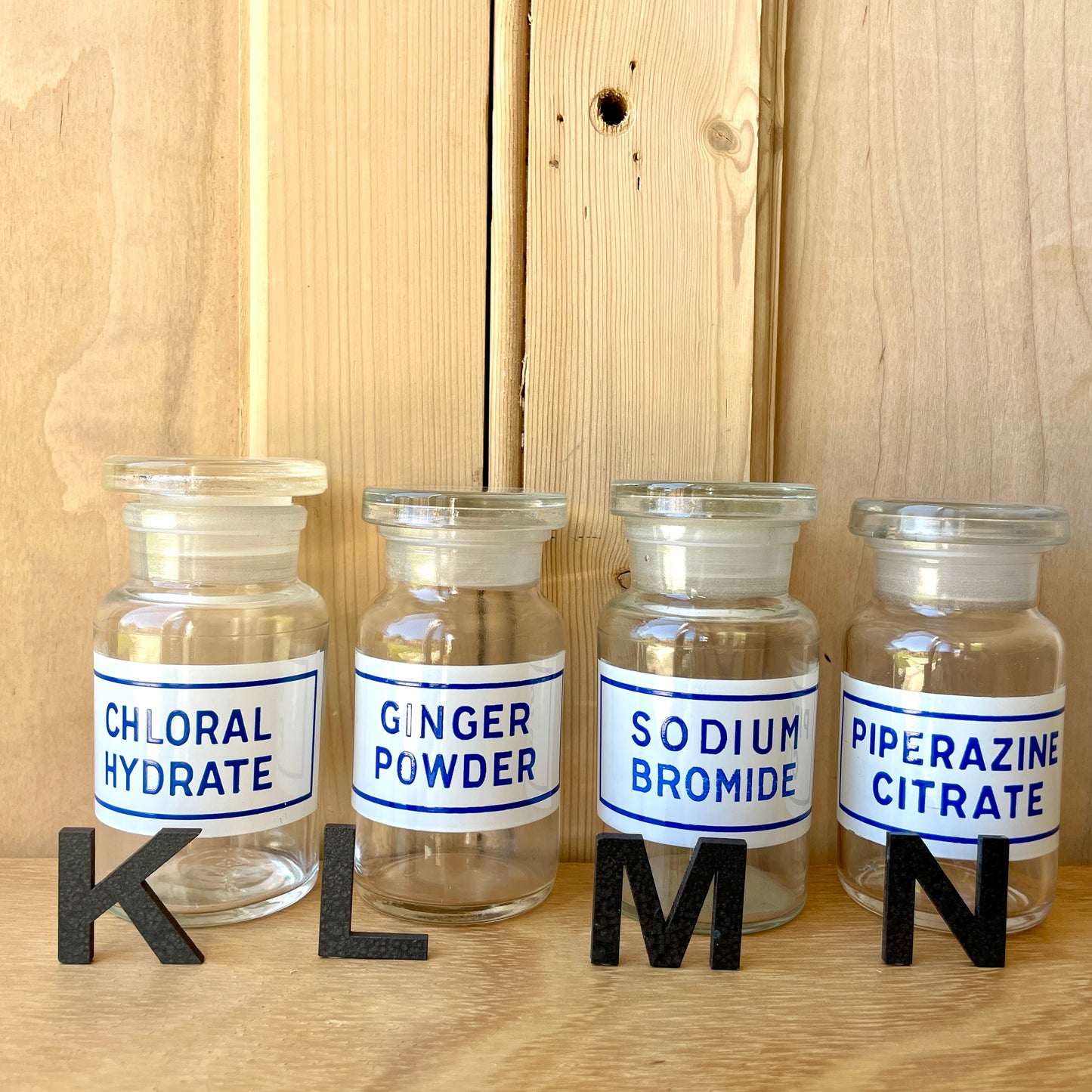 Vintage Chemist Match bottle