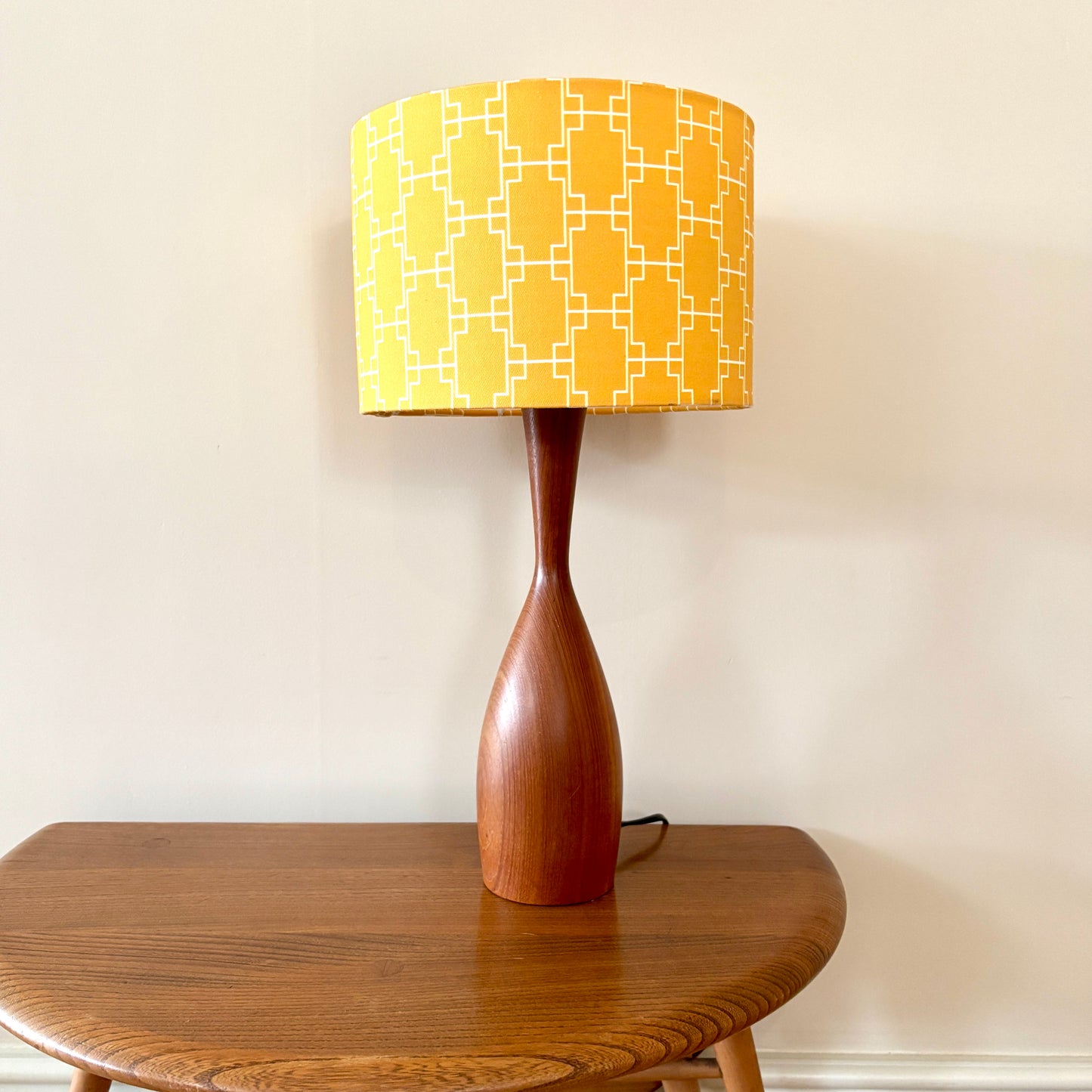Mid Century Danish Teak Lamp