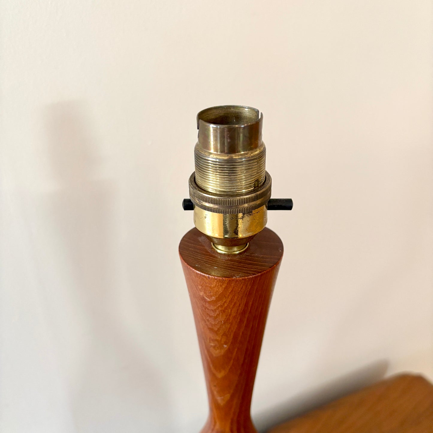 Mid Century Danish Teak Lamp