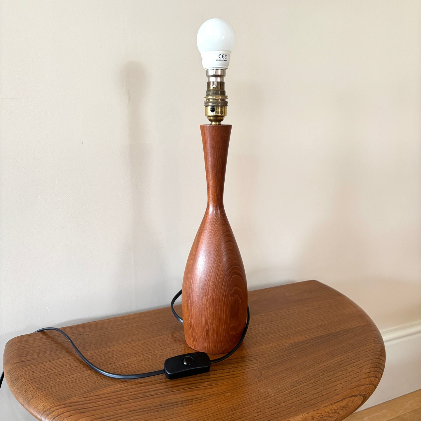Mid Century Danish Teak Lamp