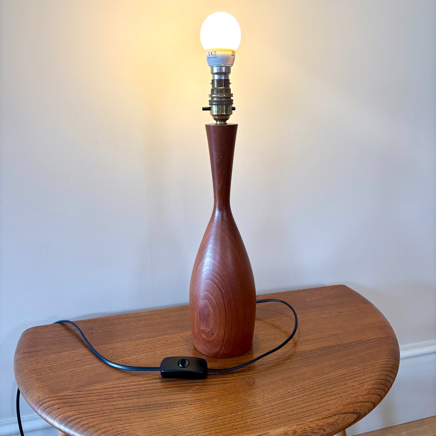 Mid Century Danish Teak Lamp