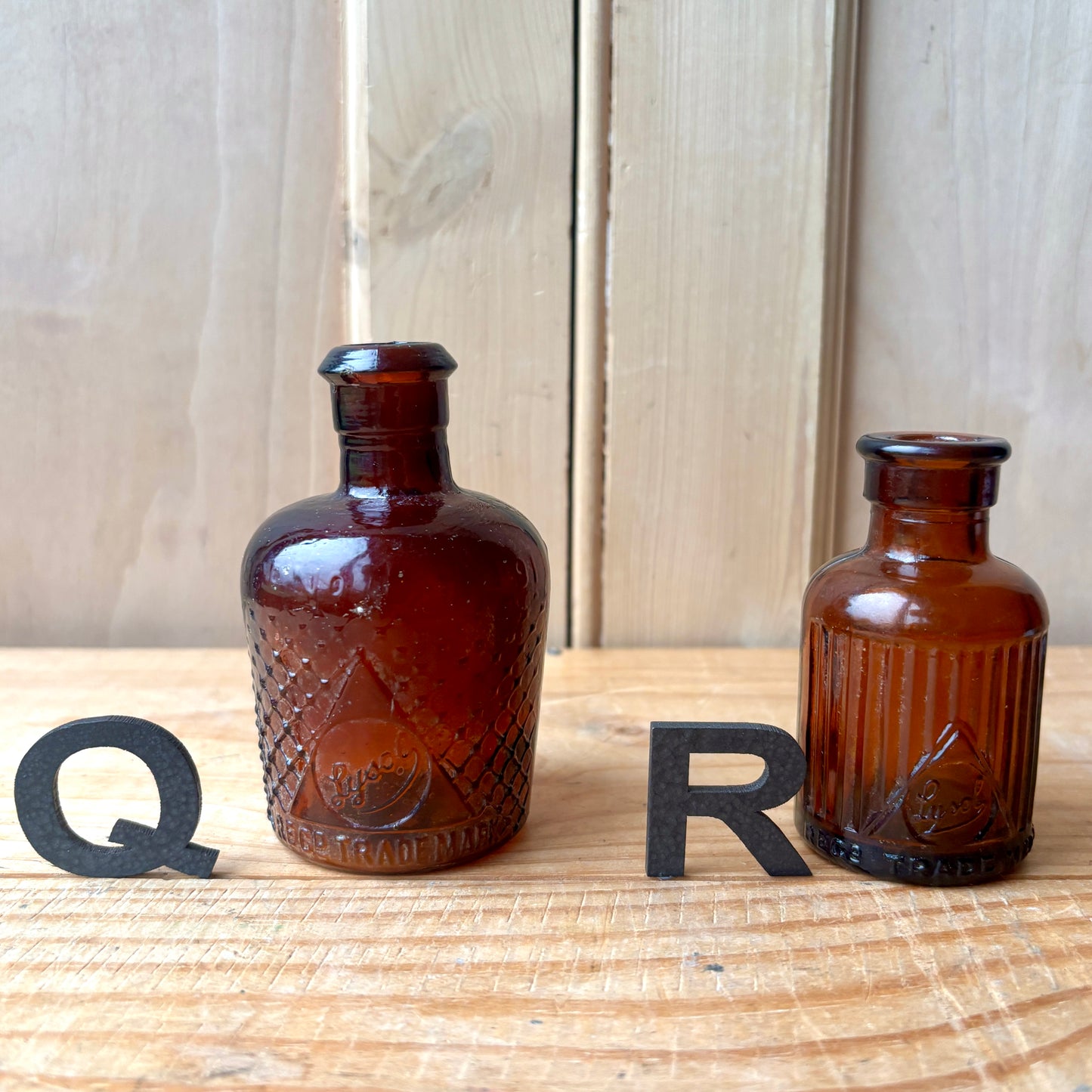 Lysol Brown Bottles Vintage Bottles