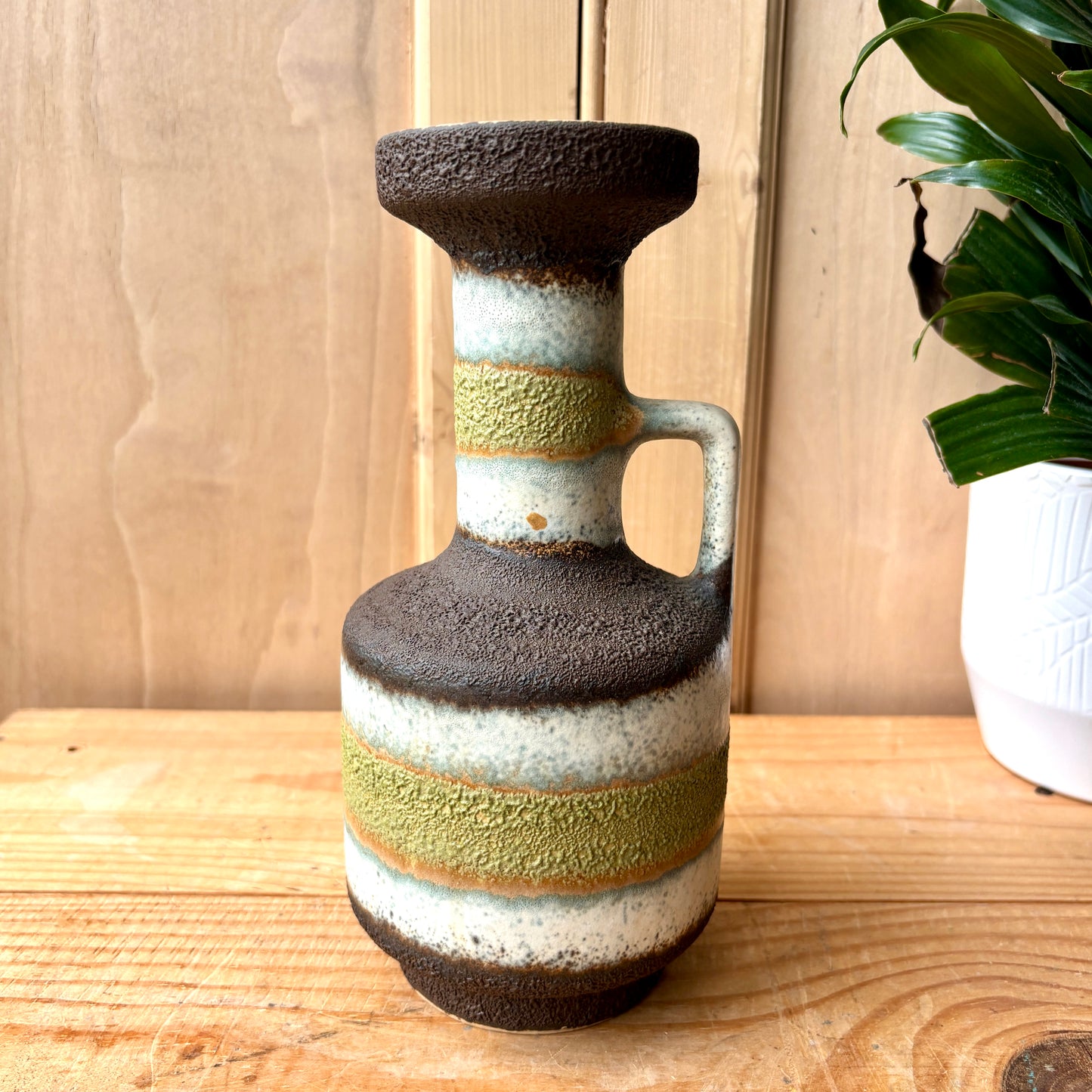 West German U Keramik Fat Lava Vase