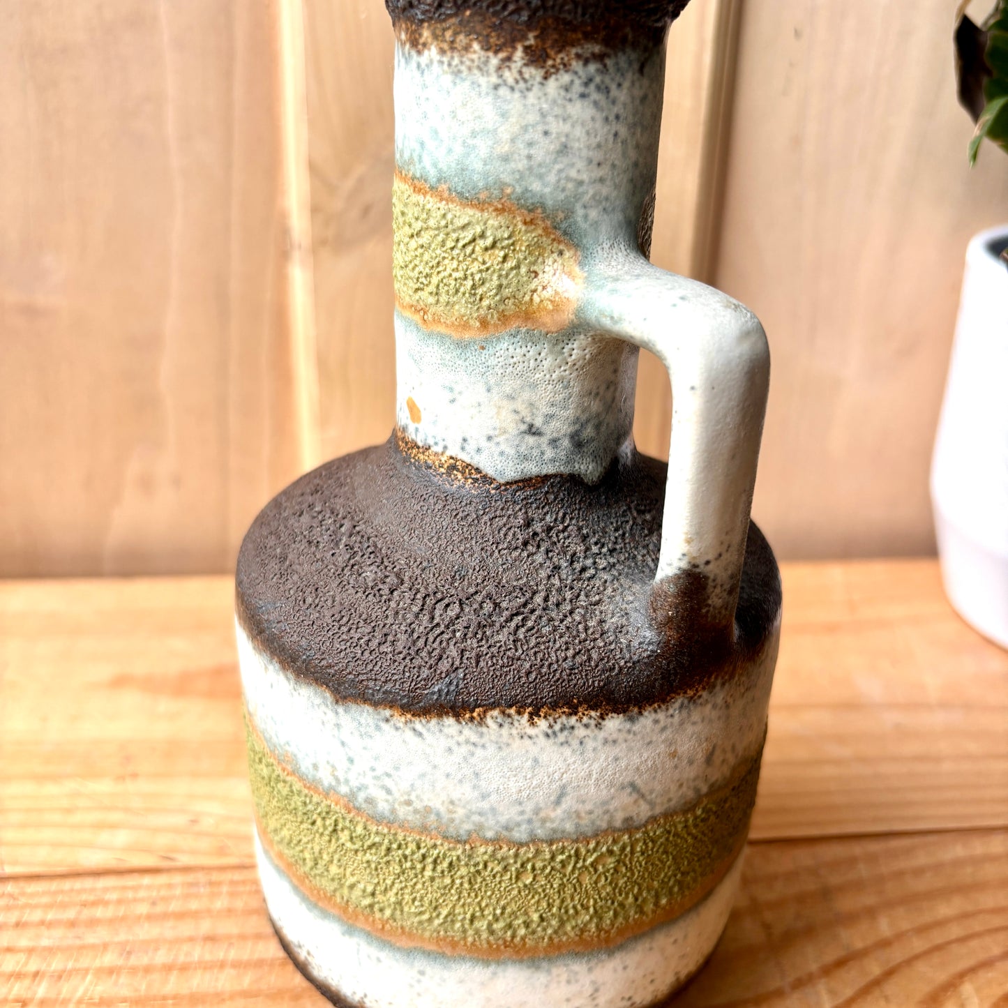 West German U Keramik Fat Lava Vase