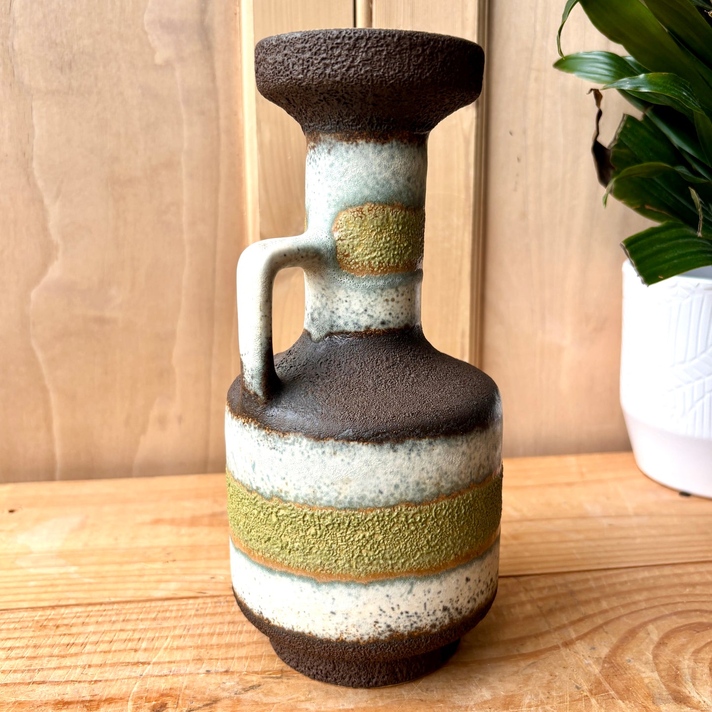 West German U Keramik Fat Lava Vase