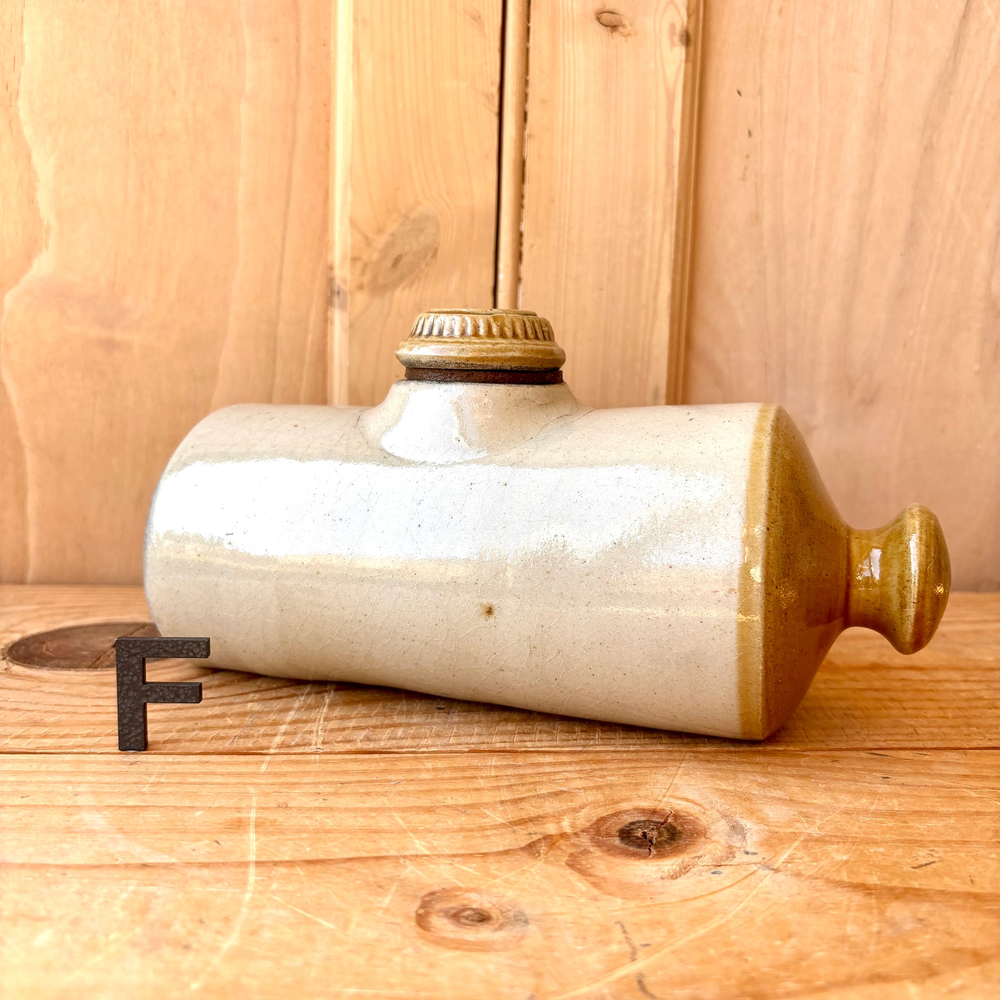 Vintage stone hot water bottle