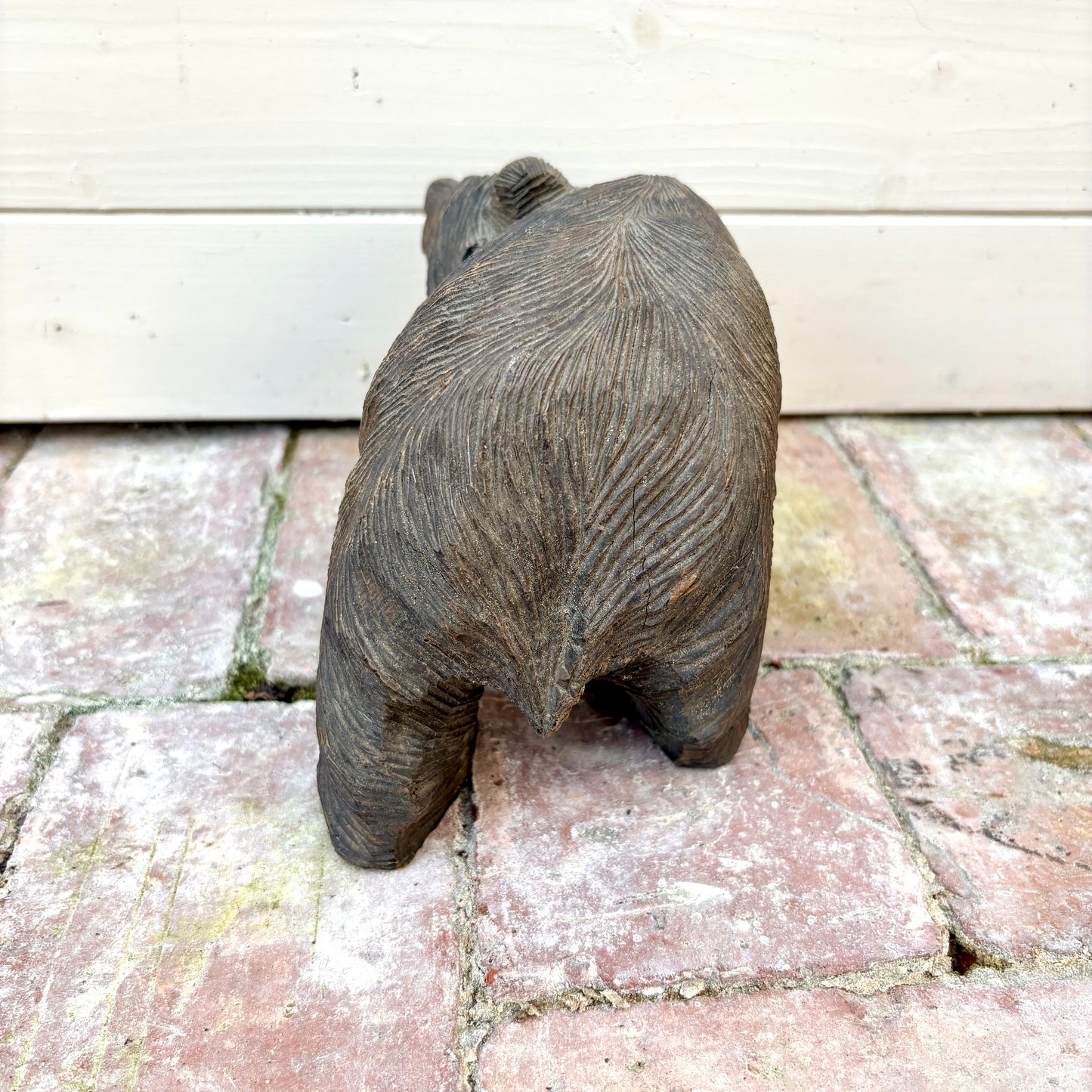Wooden Hokkaido Kibori Kuma Bear