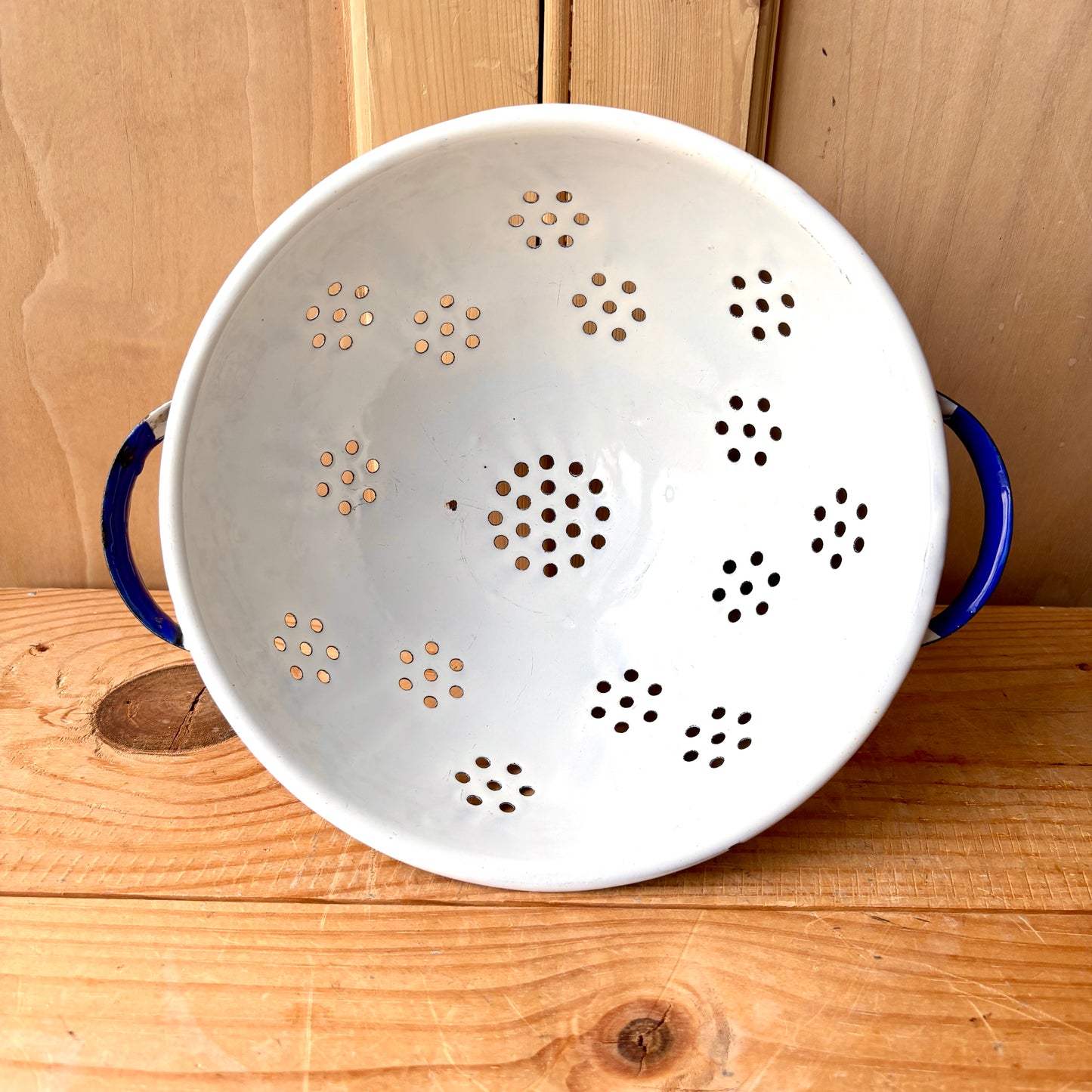 Vintage Enamel Colander