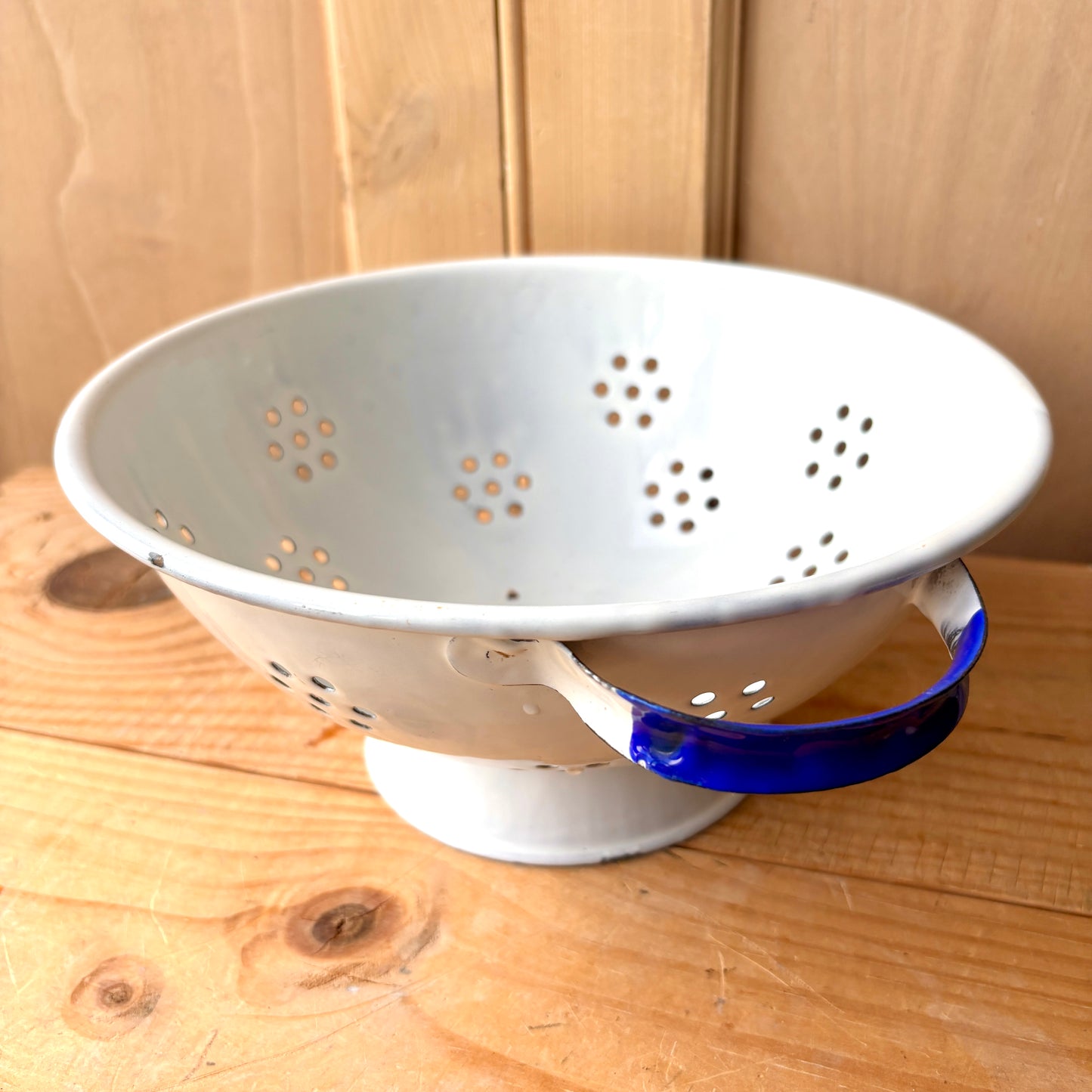 Vintage Enamel Colander