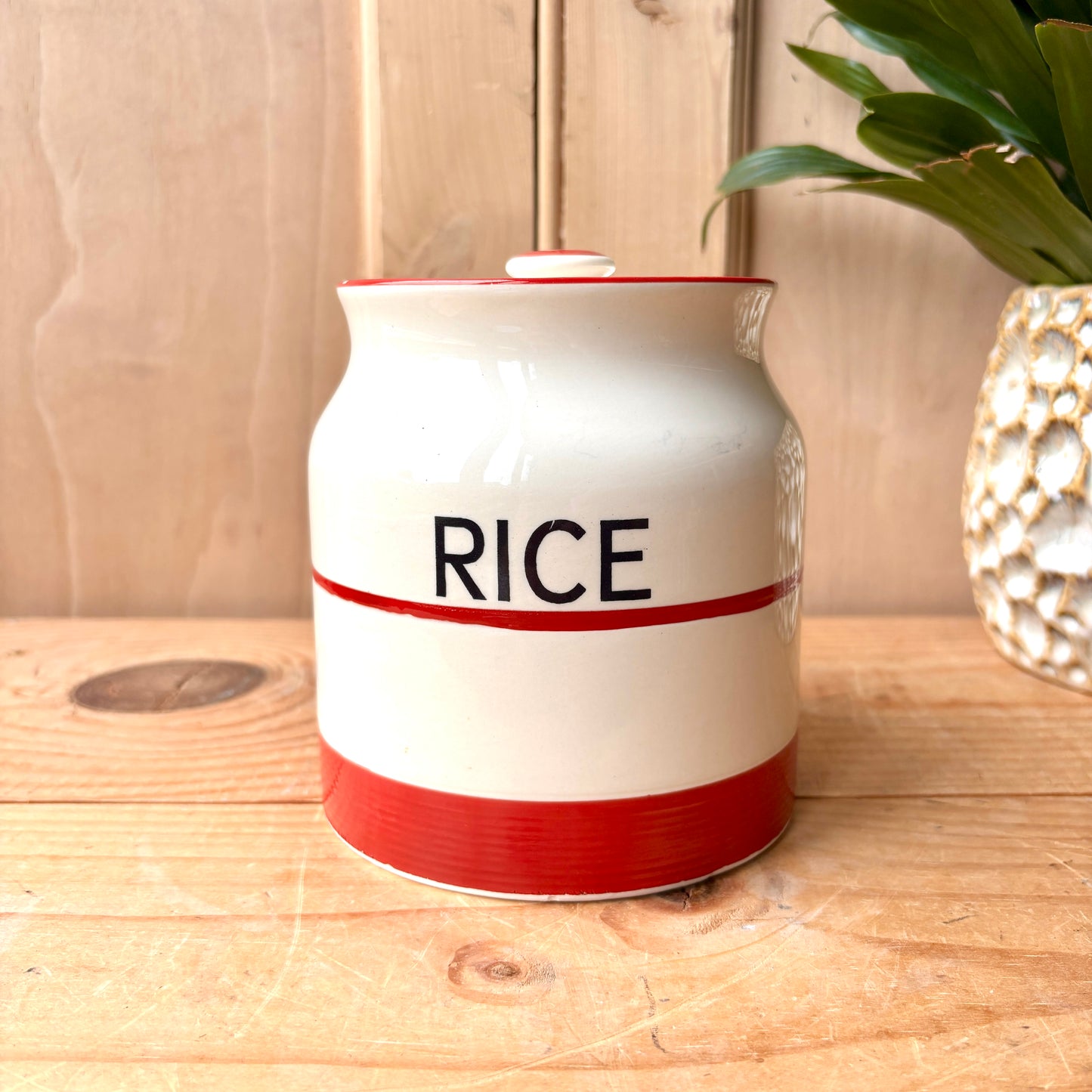 Viuntage Sadler Kleen Kitchenware Rice Canister