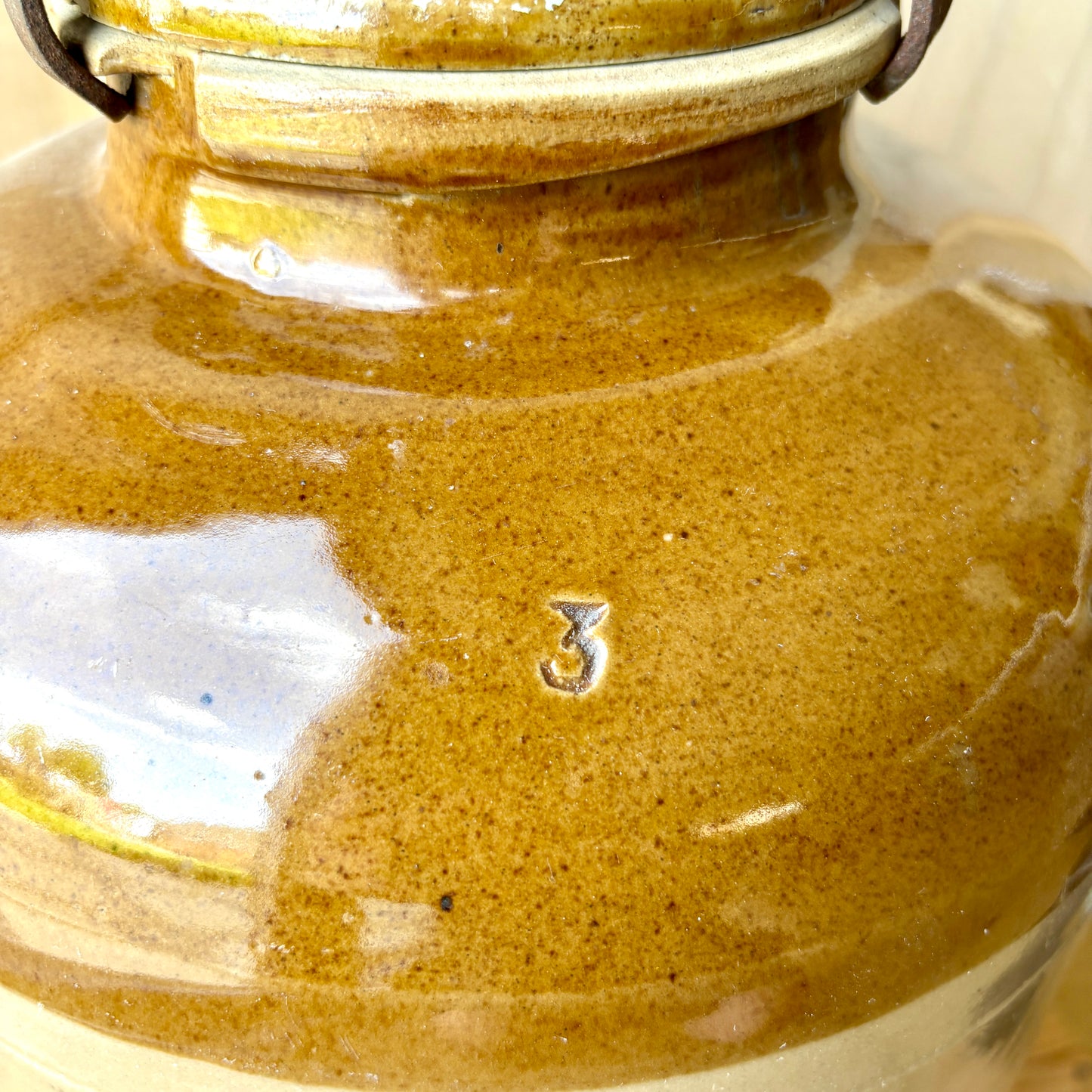 Very Large 3 Gallon Stoneware Acid Jar