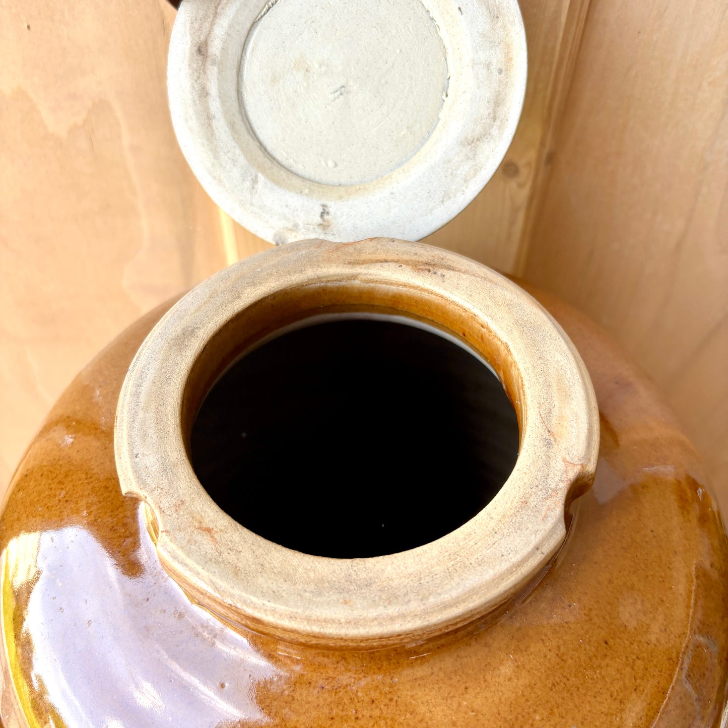 Very Large 3 Gallon Stoneware Acid Jar