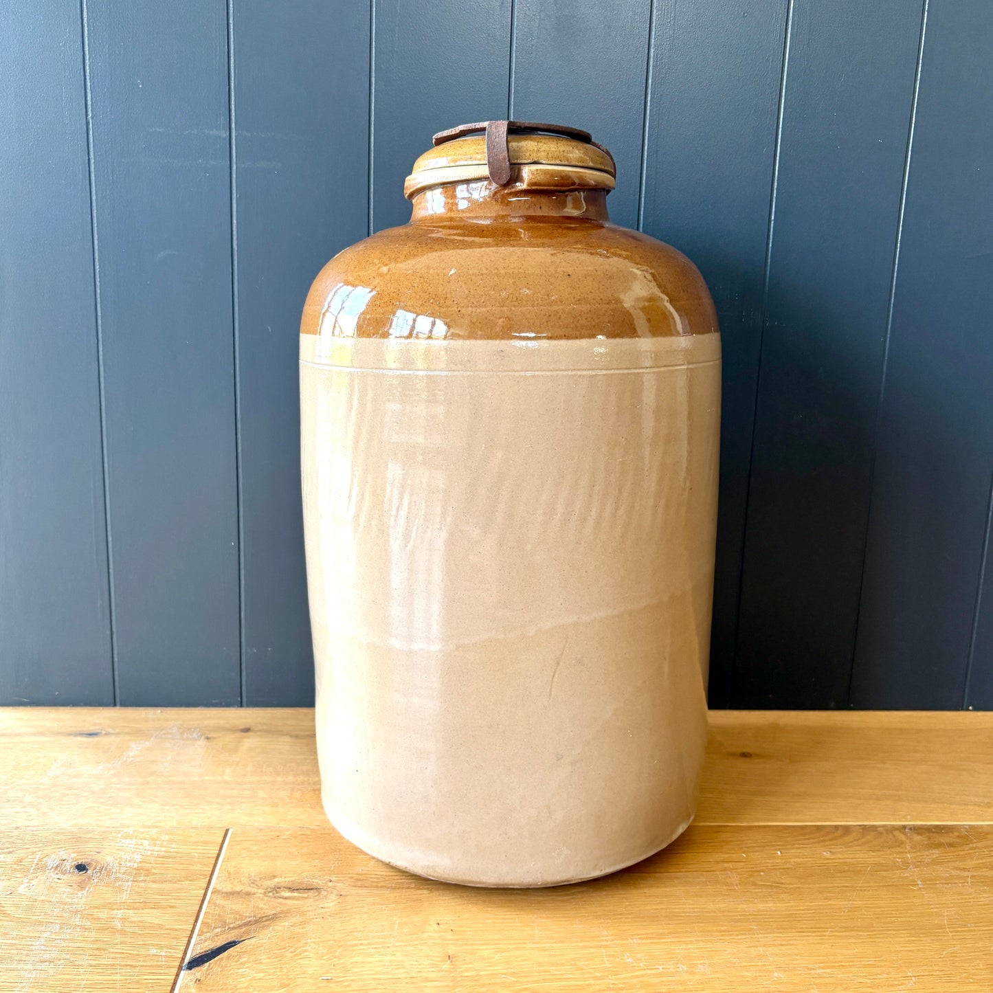 Very Large 3 Gallon Stoneware Acid Jar