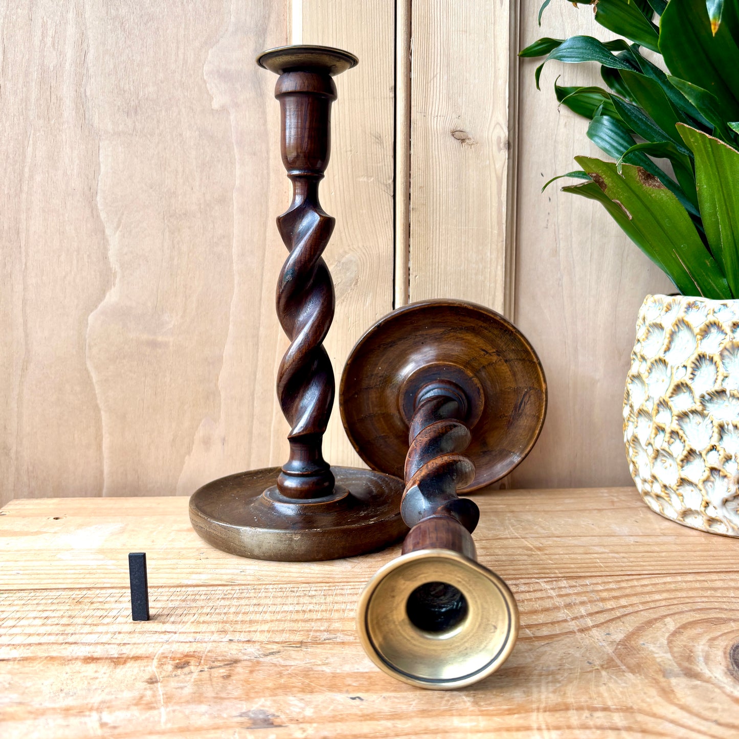 Pair of vintage candlesticks
