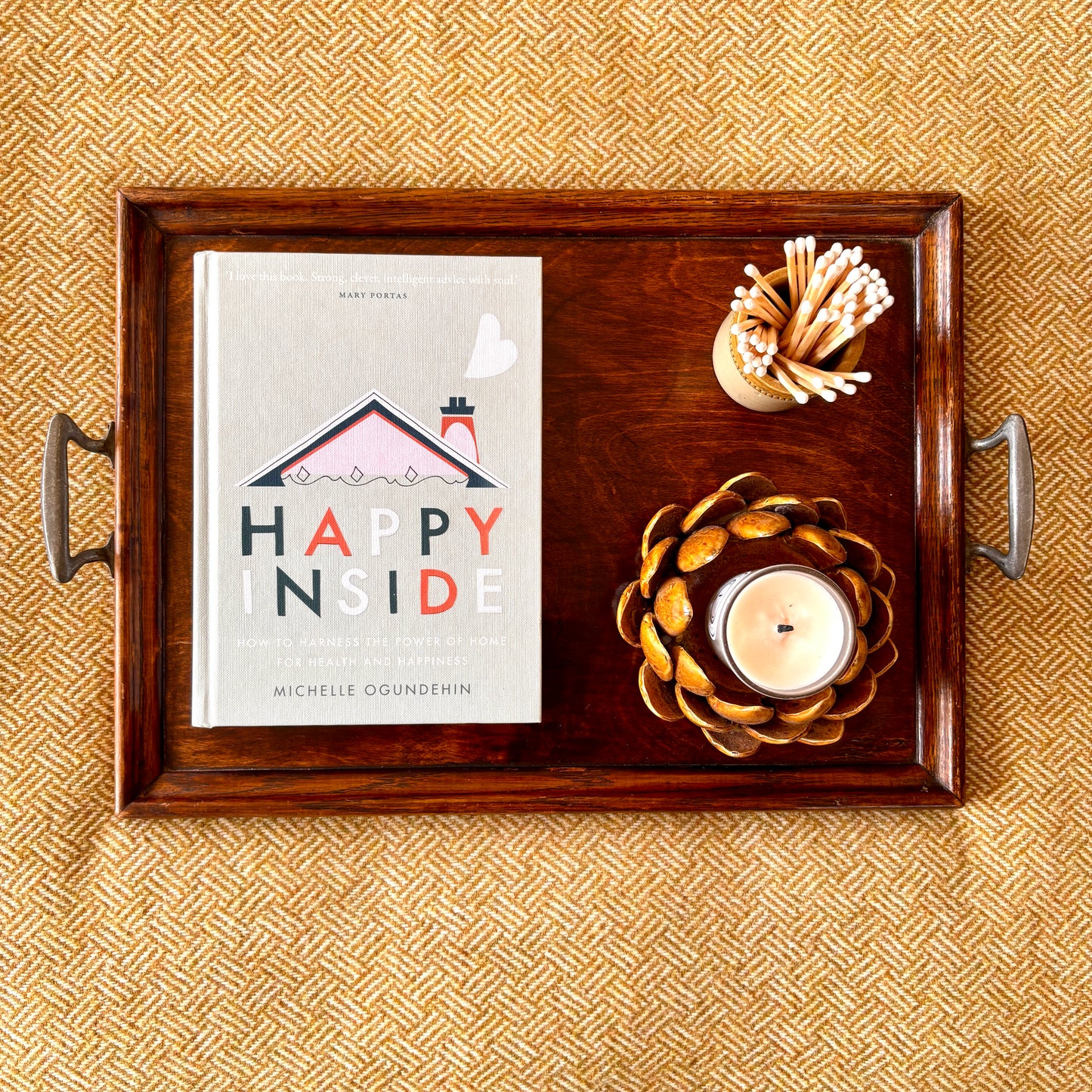 Vintage Hardwood Tray