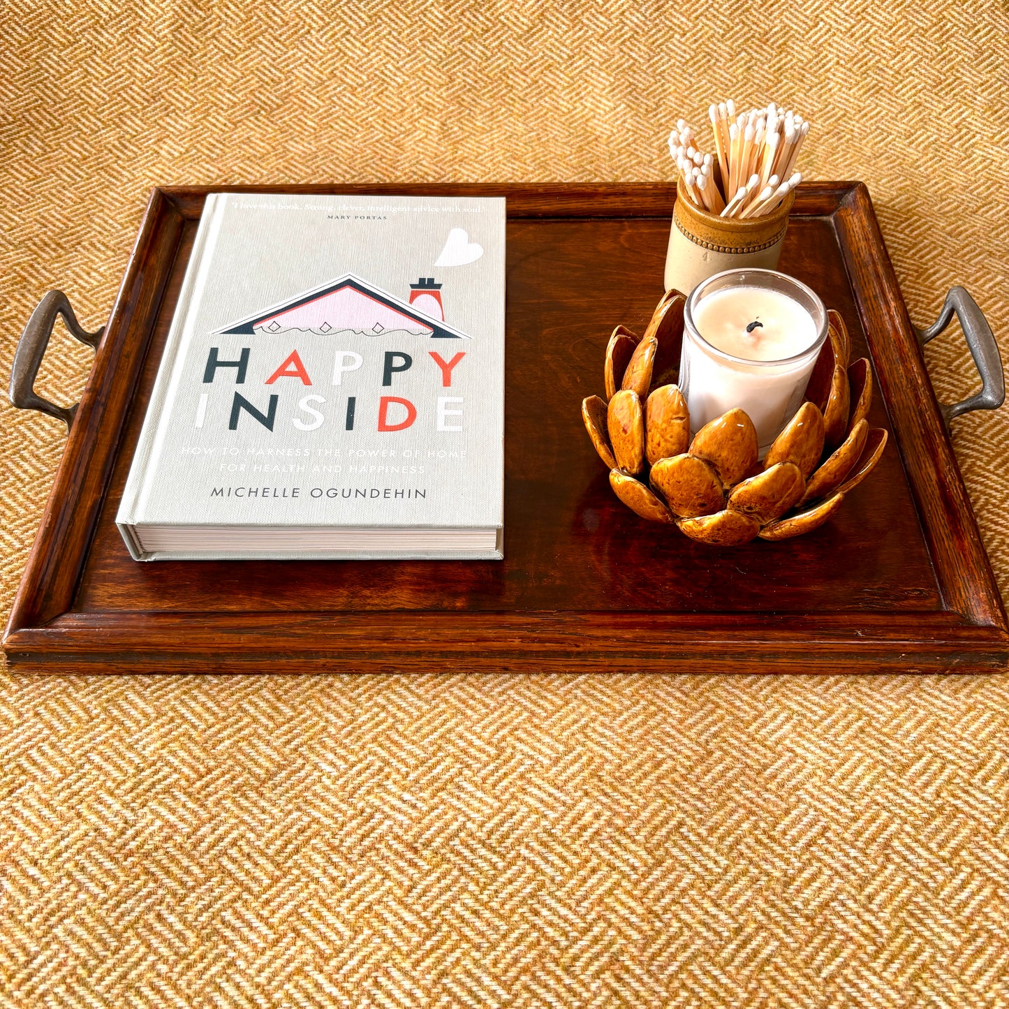 Vintage Hardwood Tray
