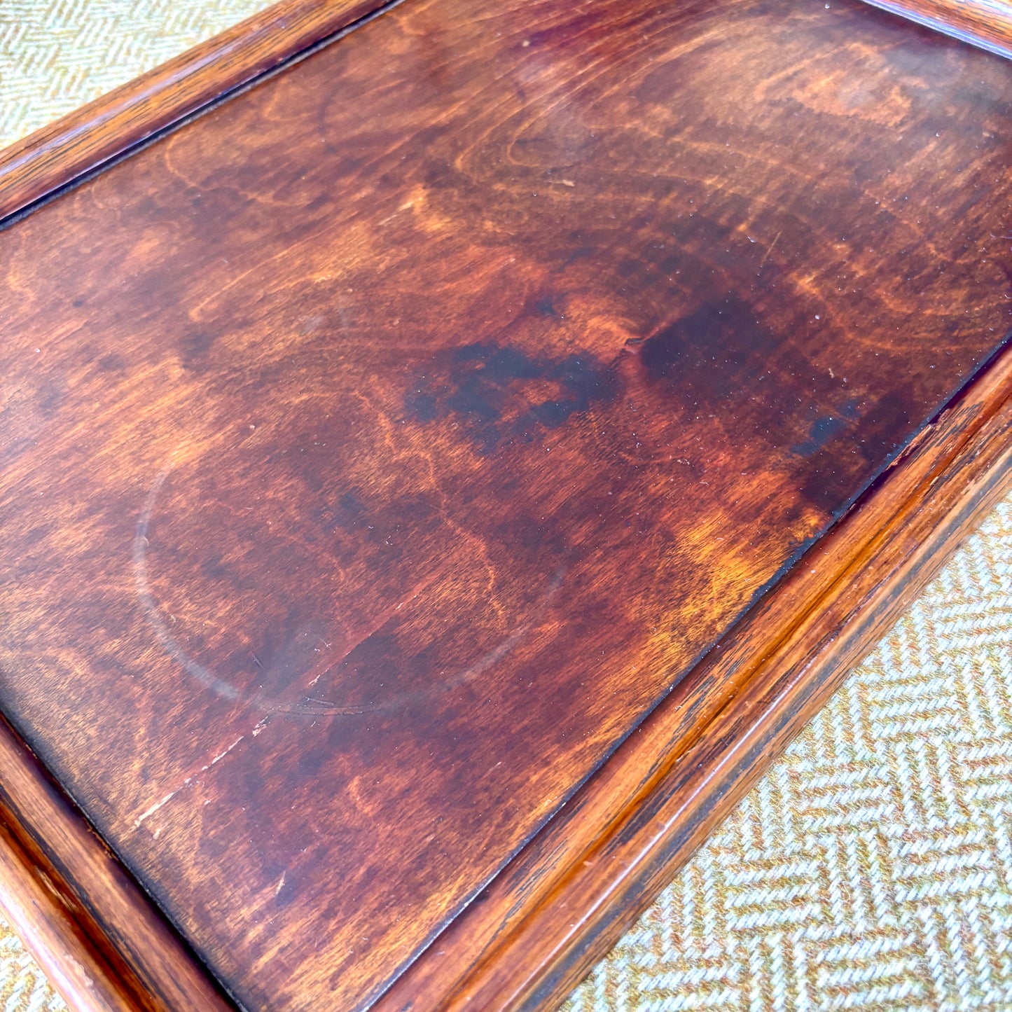 Vintage Hardwood Tray