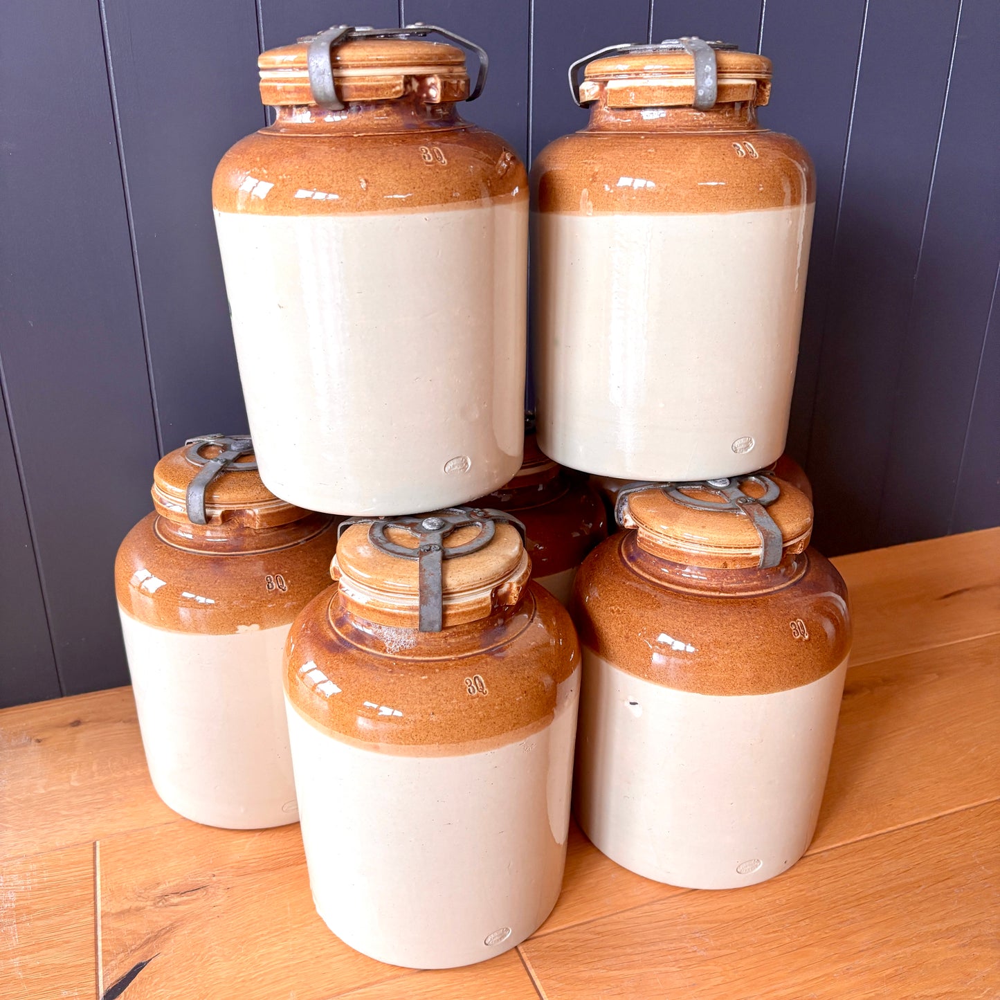 Antique Doulton Lambeth Sample/Acid Jars