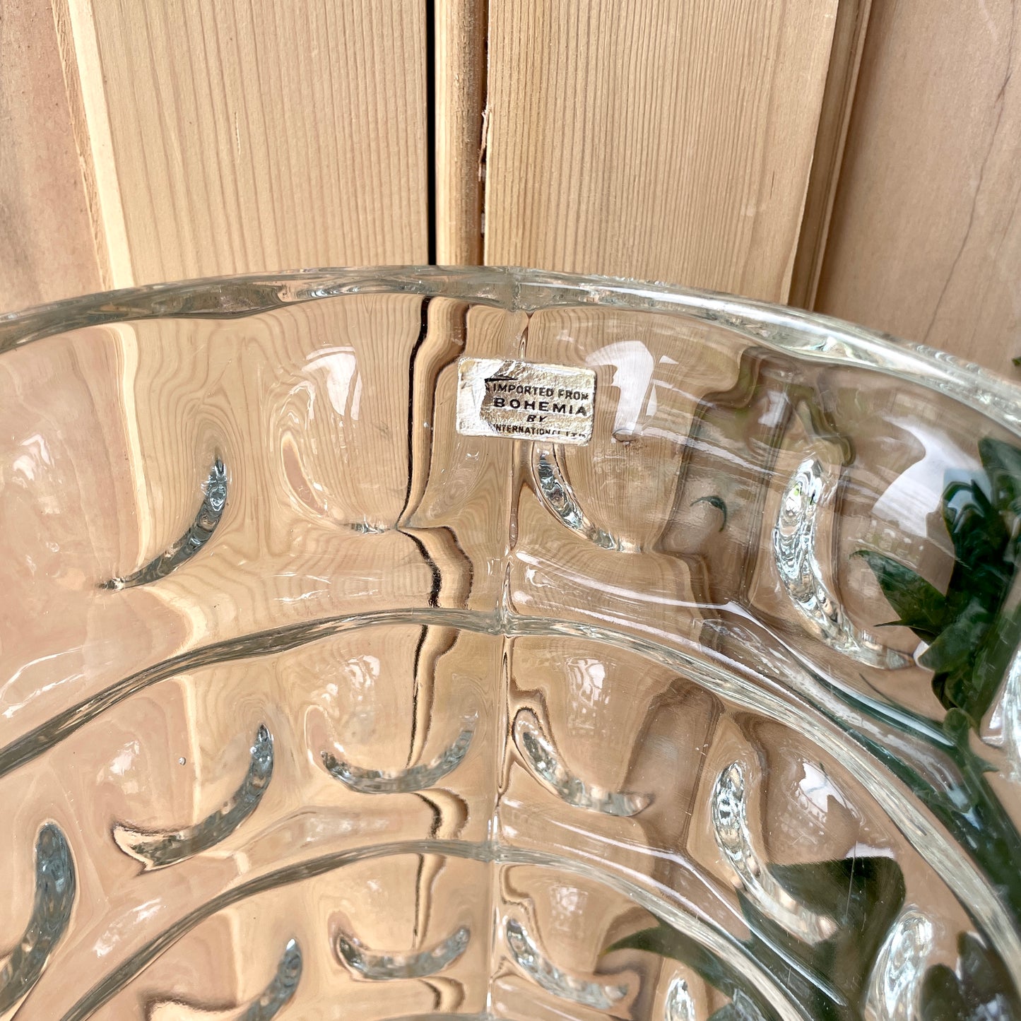 Mid Century Glass Vase - Sklo Union