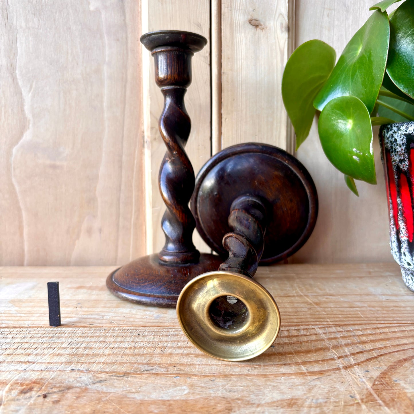 Pair of vintage candlesticks