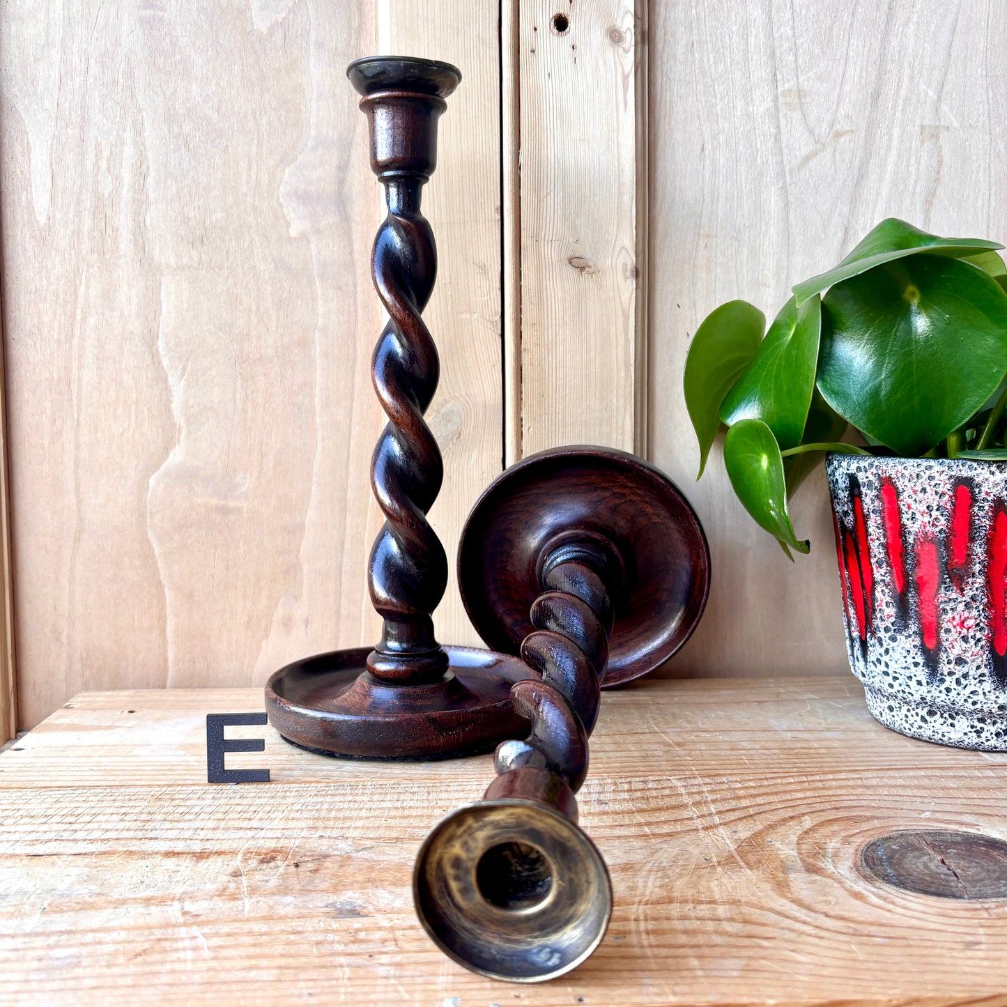 Pair of vintage candlesticks