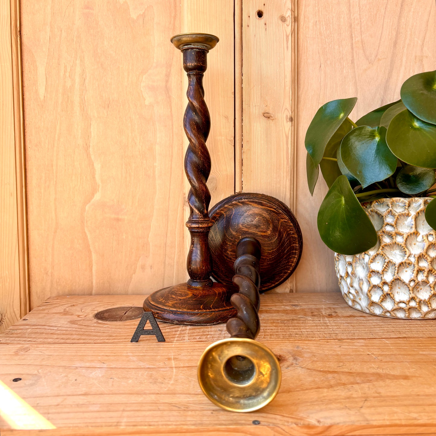 Pair of vintage candlesticks