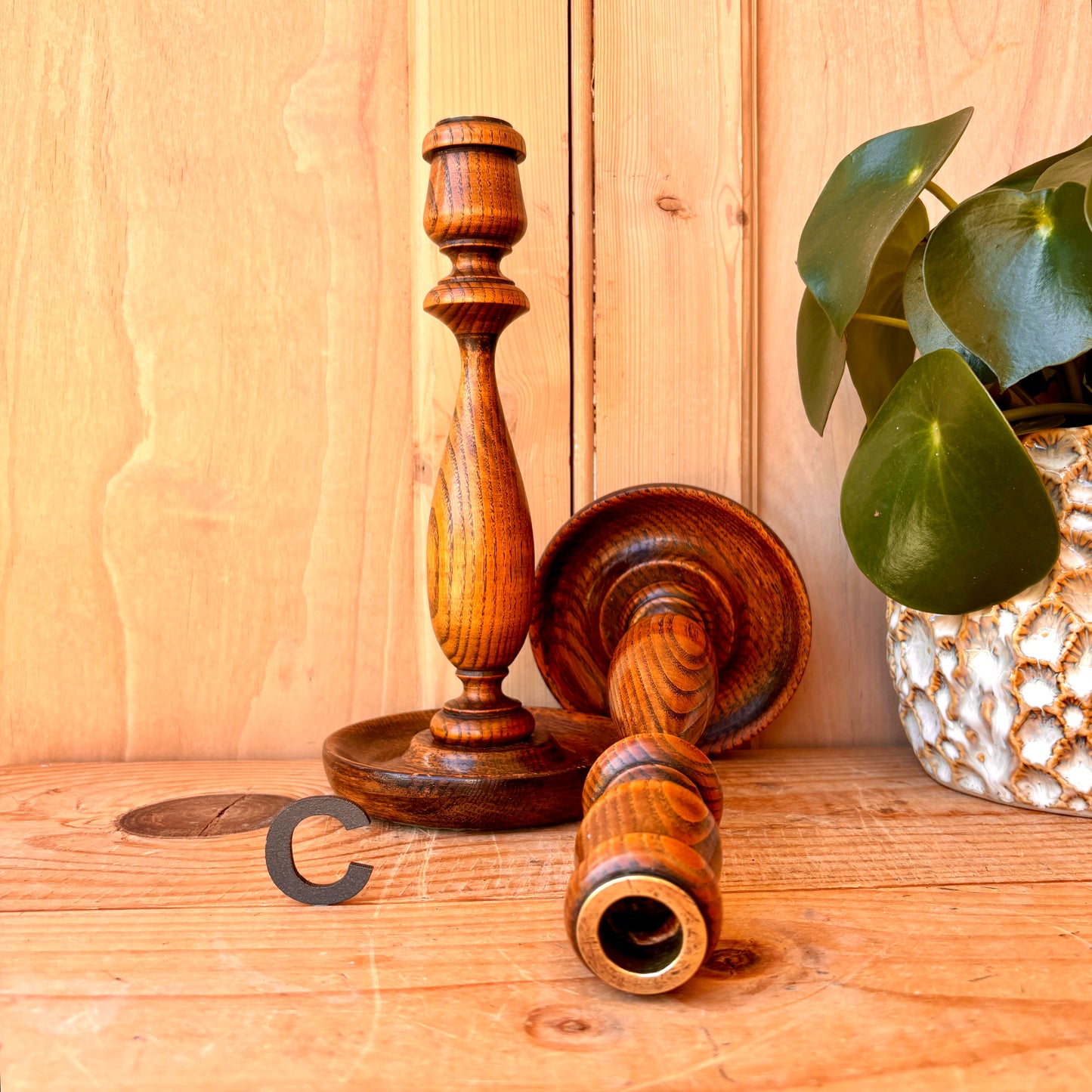 Pair of vintage candlesticks