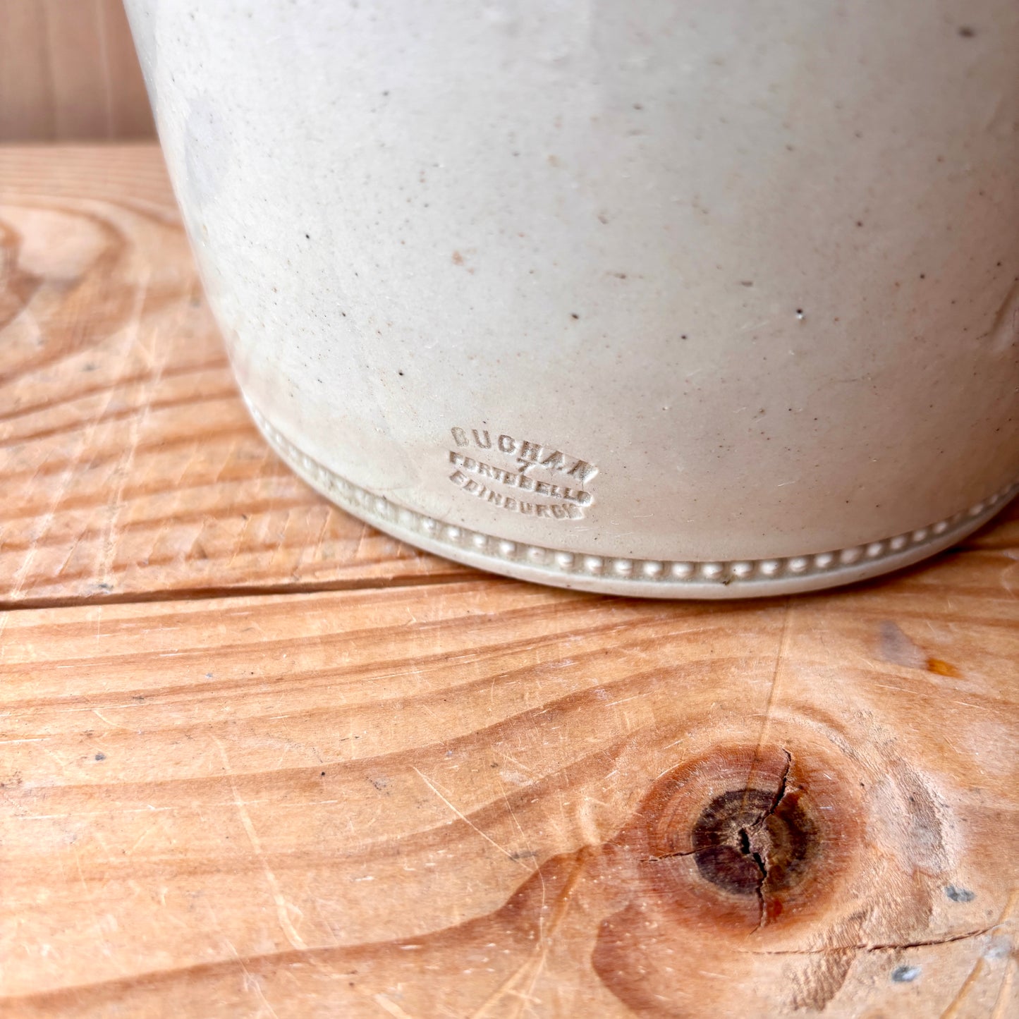 Antique Large Buttercup Dairy Co 5lb Stoneware Butter Crock