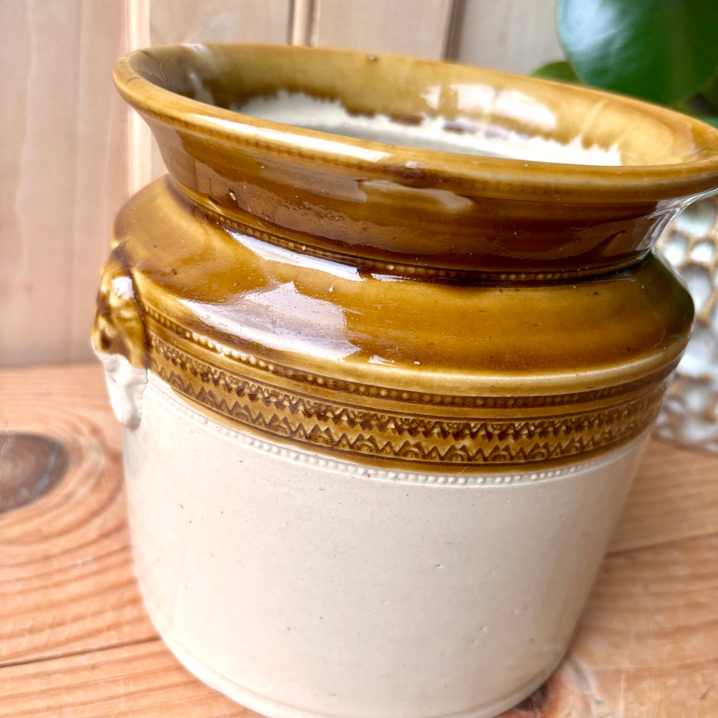 Vintage Stoneware Butter Crock