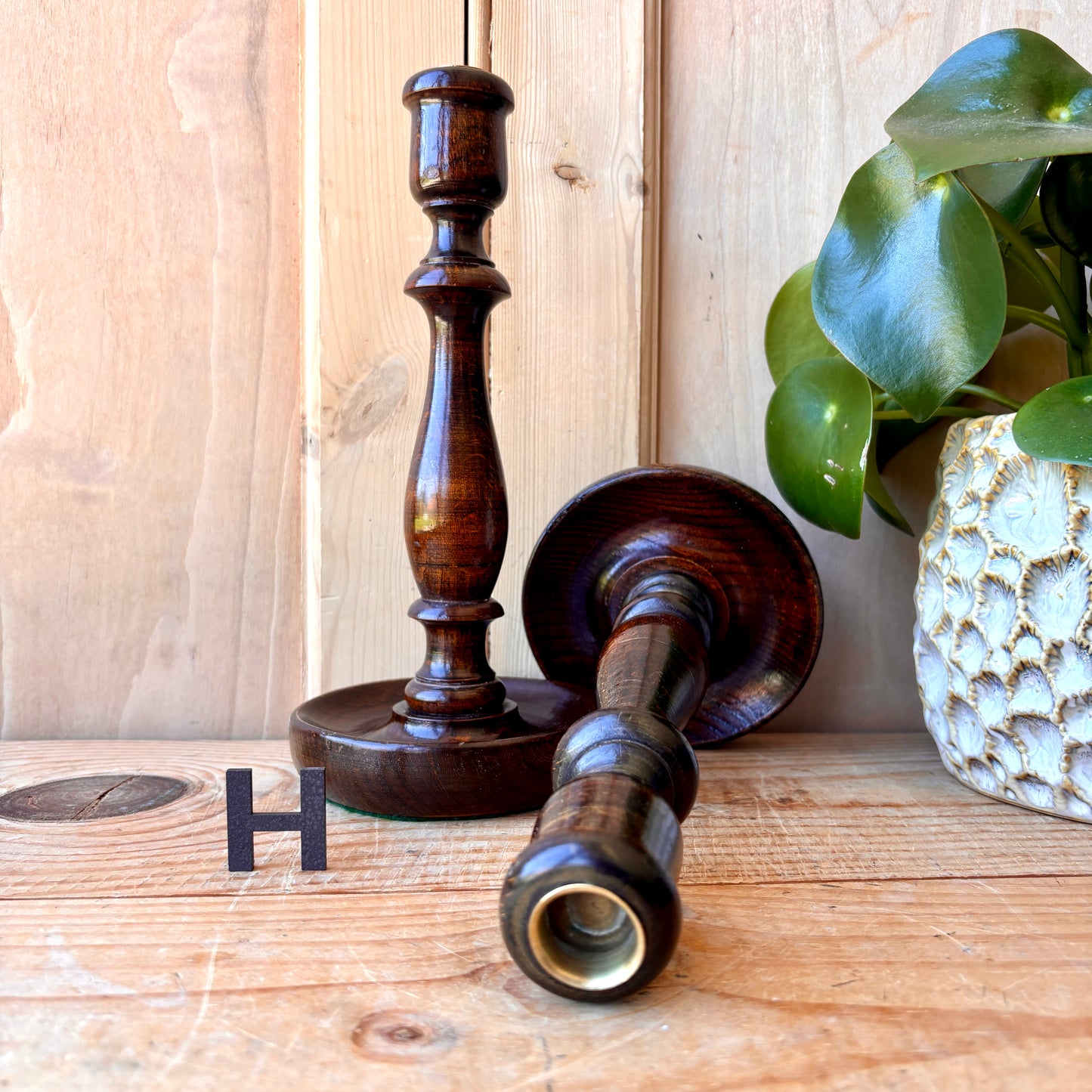 Pair of vintage candlesticks