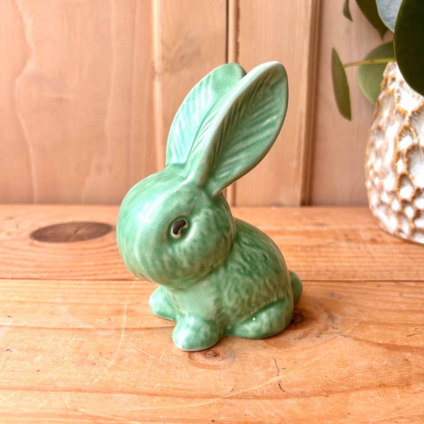 Vintage SylvaC Green Bunny Rabbit model 990