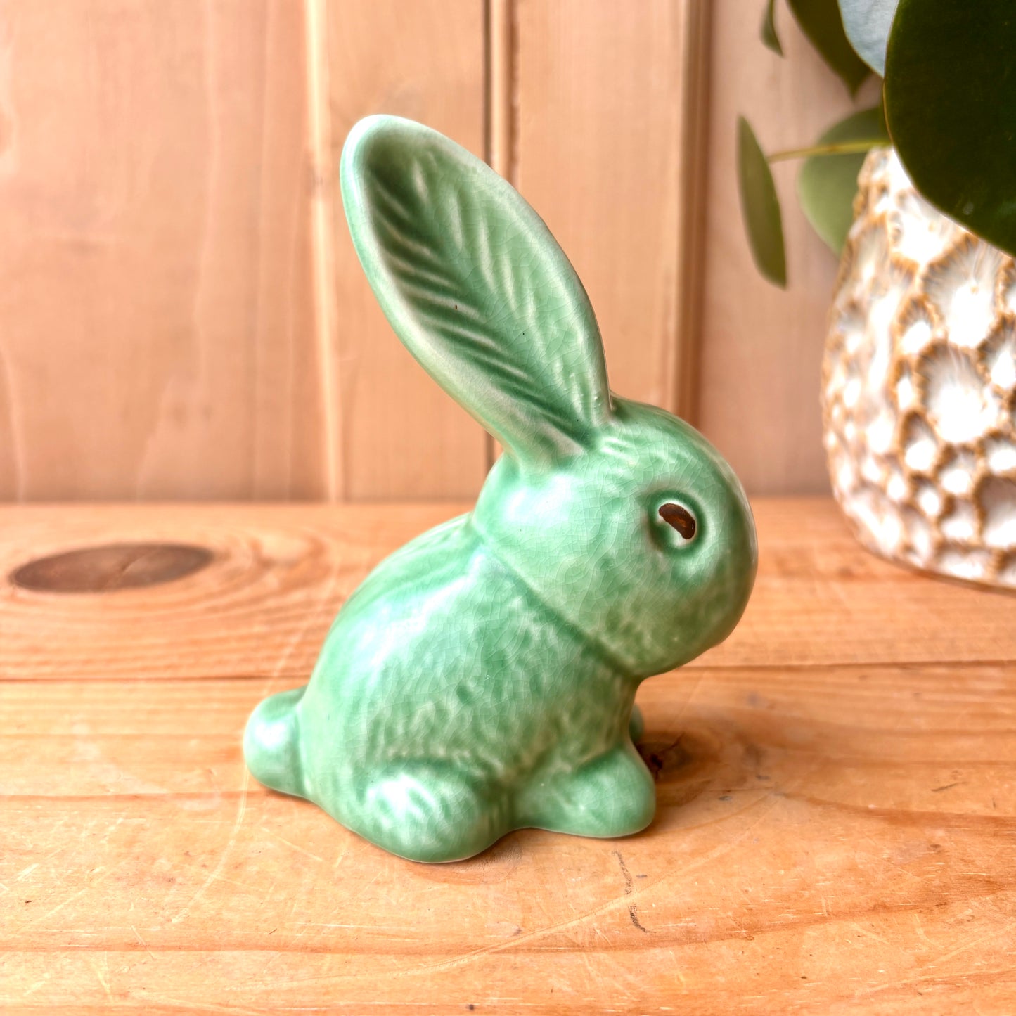 Vintage SylvaC Green Bunny Rabbit model 990