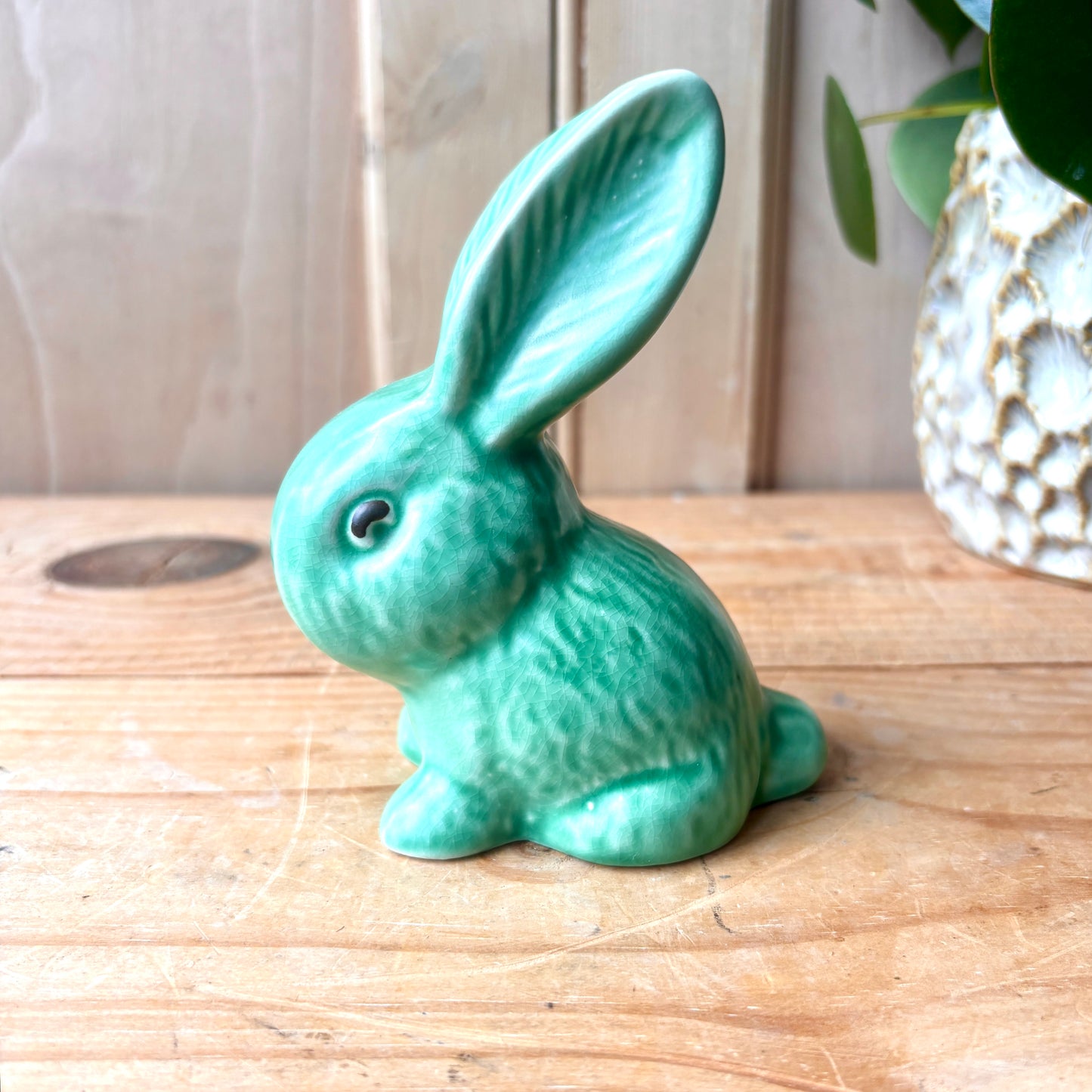 Vintage SylvaC Green Bunny Rabbit model 990