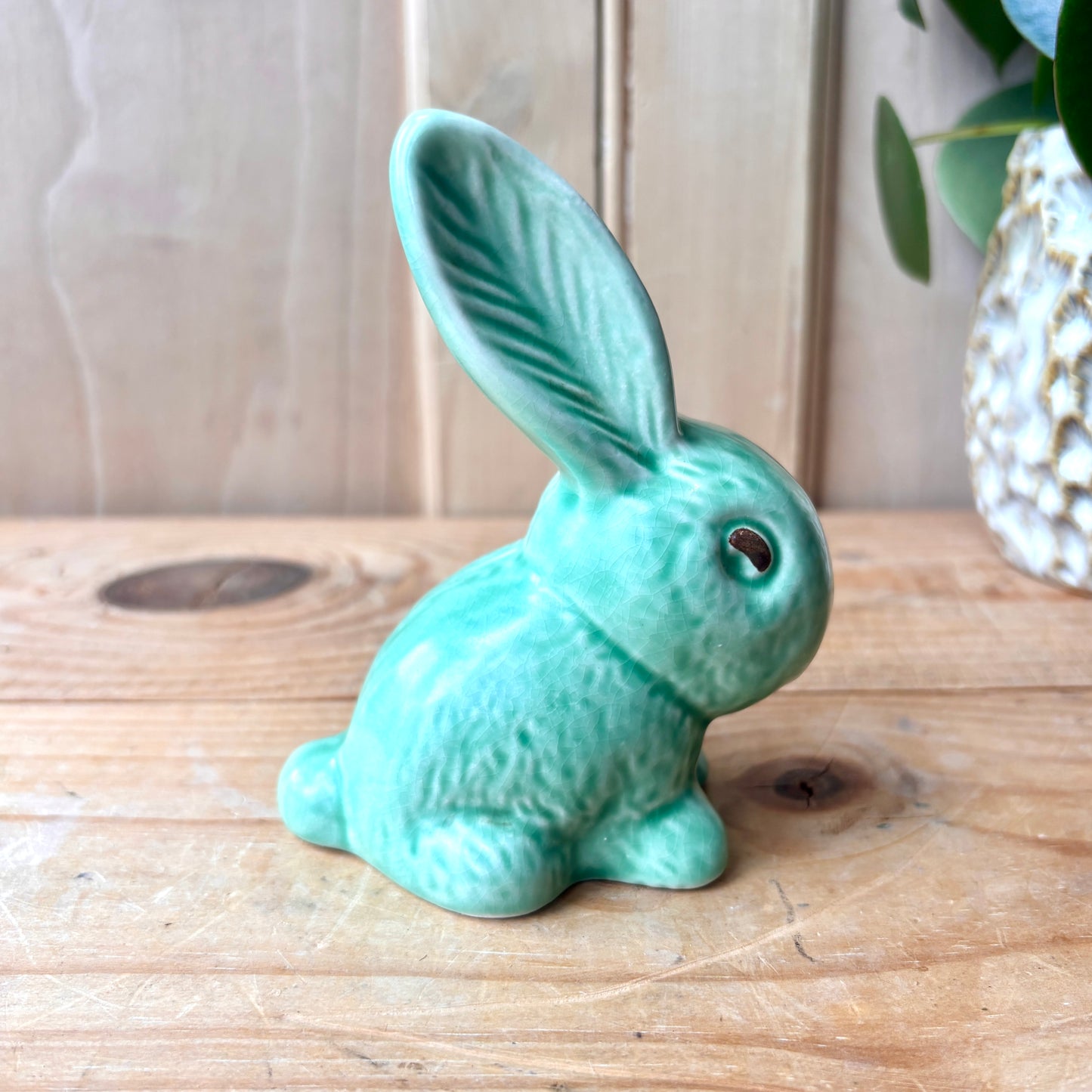 Vintage SylvaC Green Bunny Rabbit model 990