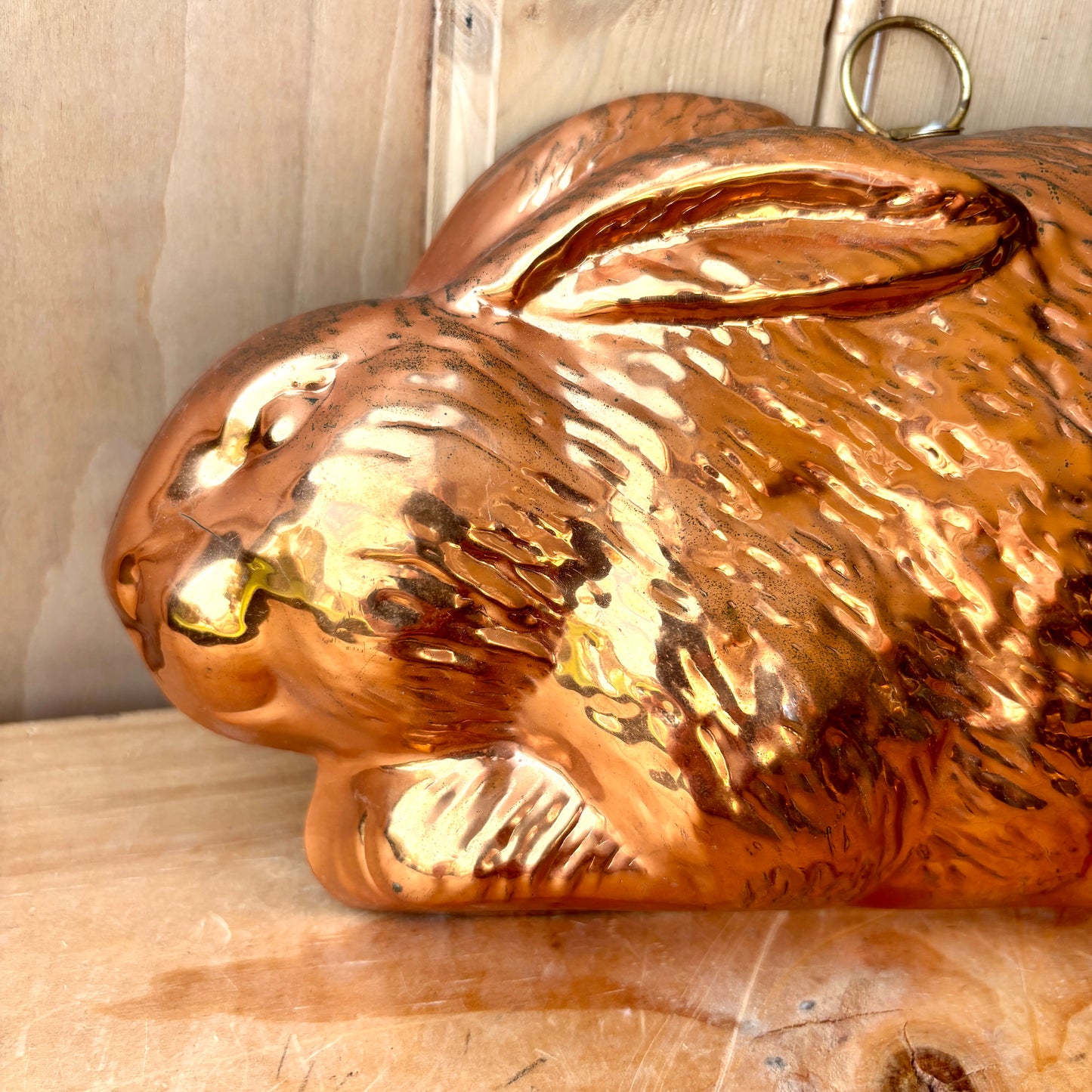 Vintage Copper Rabbit mould