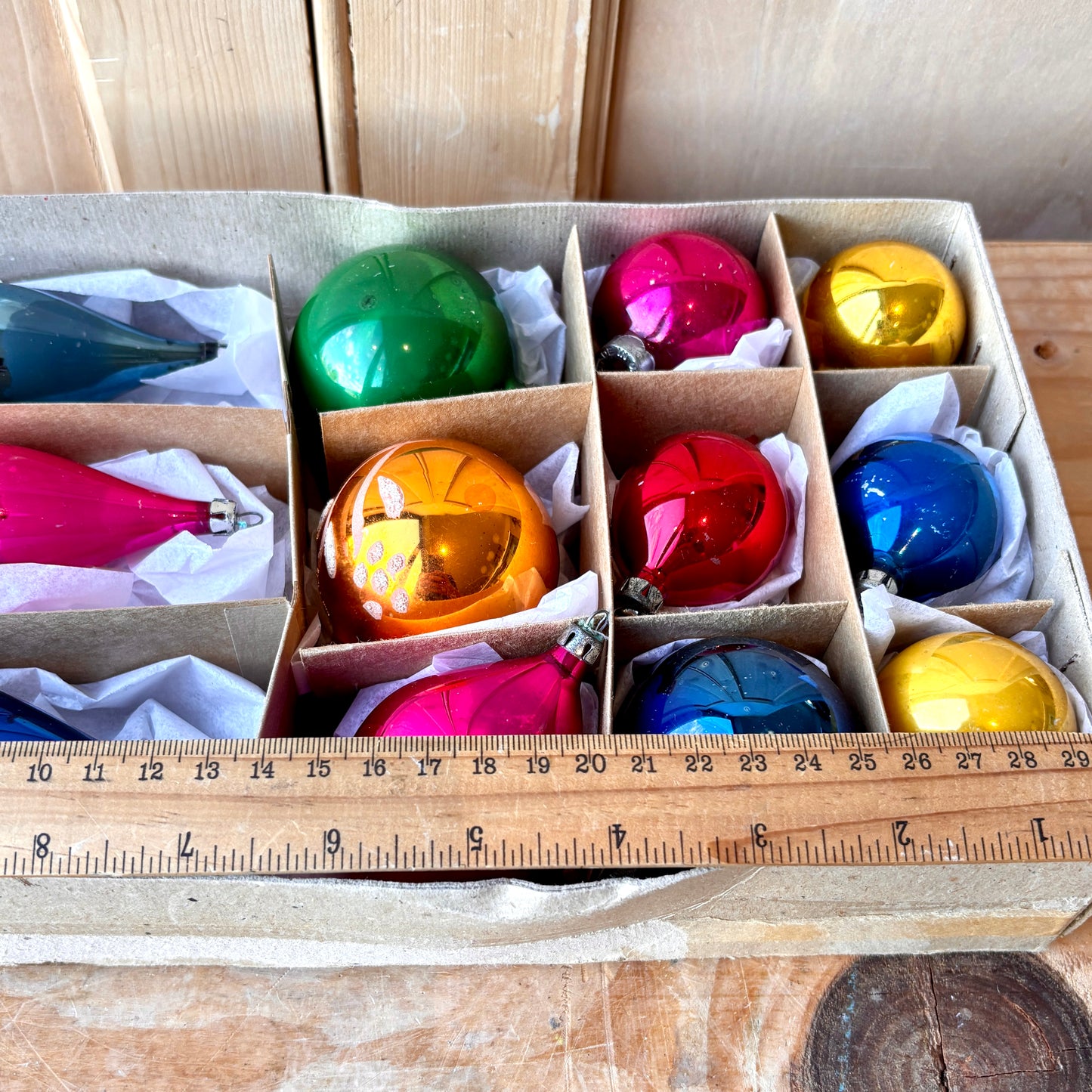 Vintage Christmas Bauble set of 12