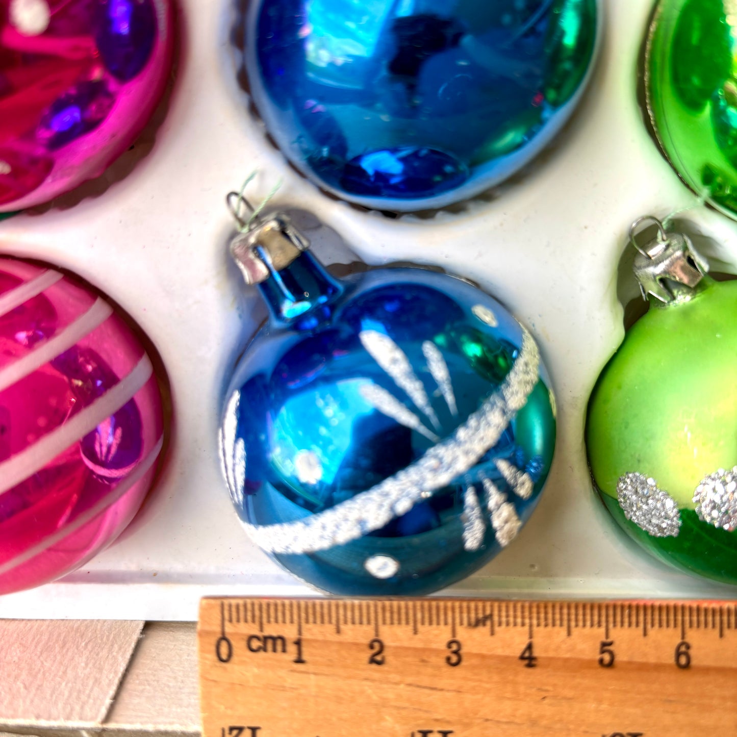Vintage Retro Christmas Bauble set of 12
