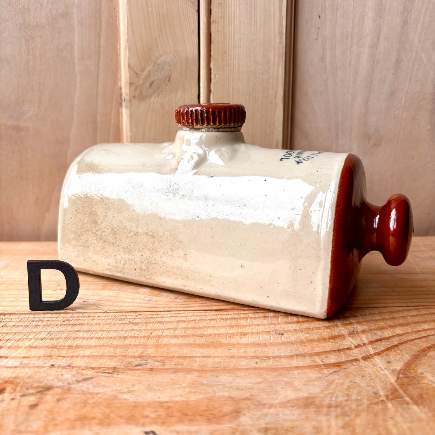 Vintage stone hot water bottle