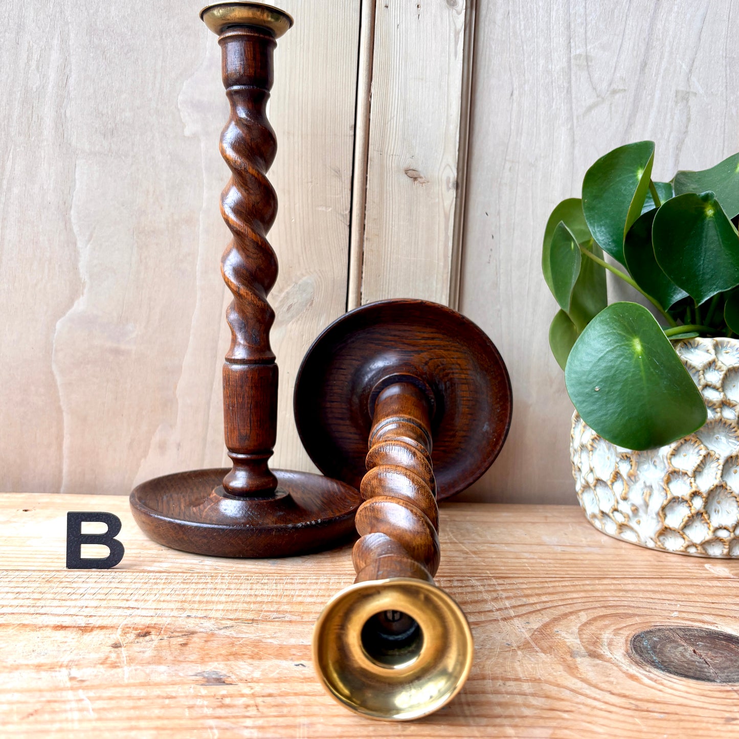Pair of vintage candlesticks