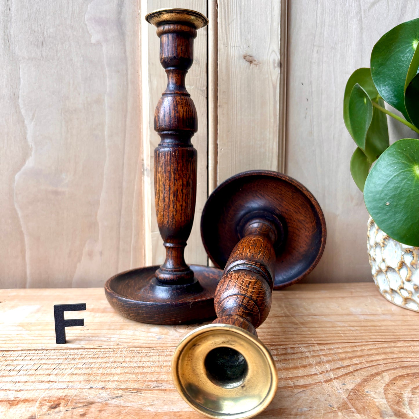 Pair of vintage candlesticks