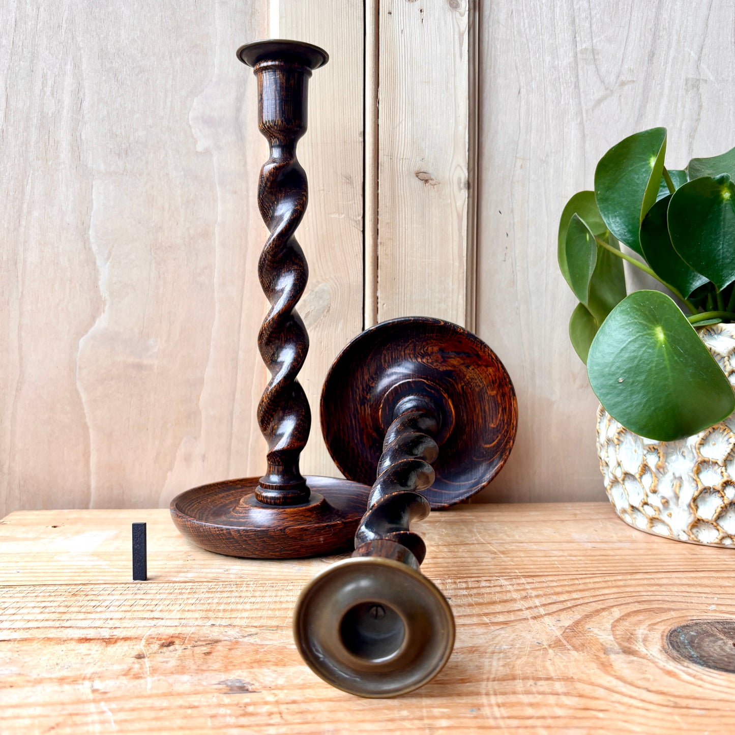 Pair of vintage candlesticks
