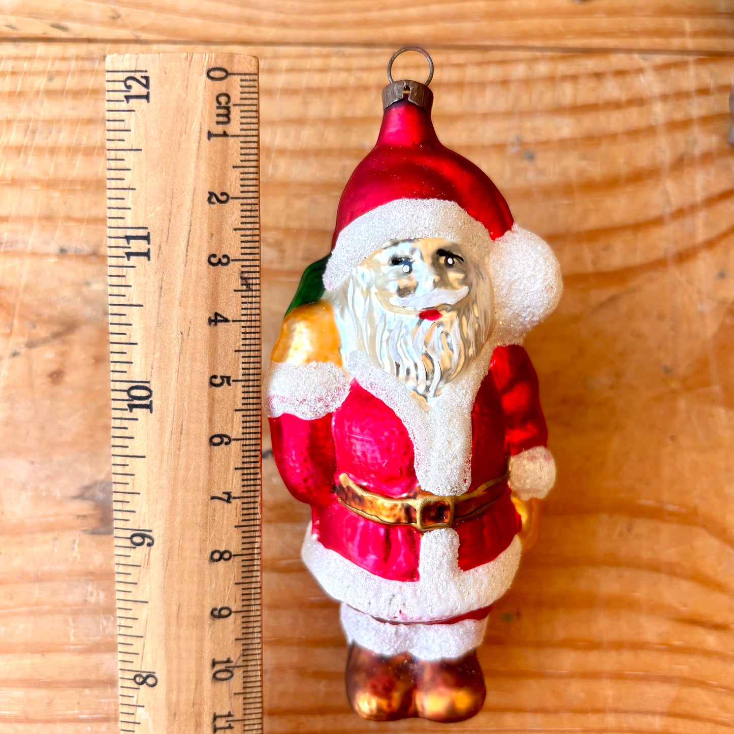Vintage Santa bauble