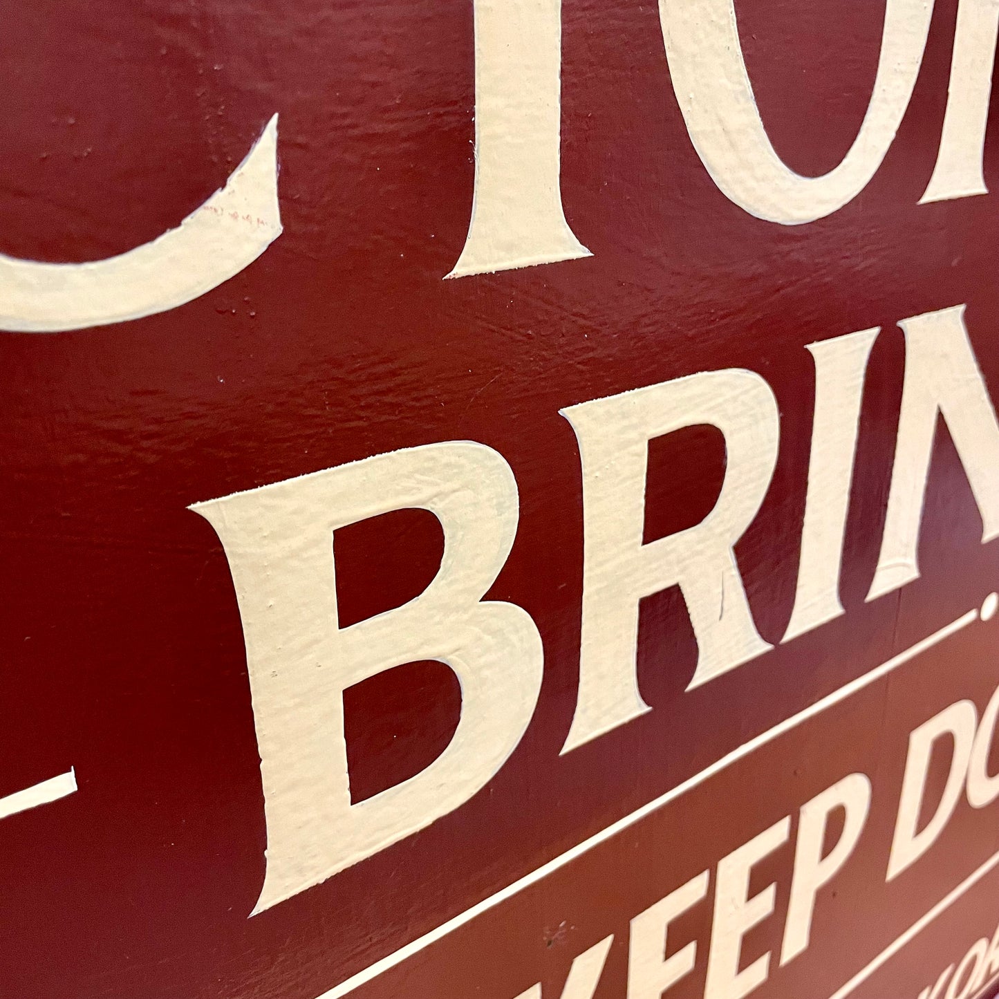 Original Vintage Park Sign